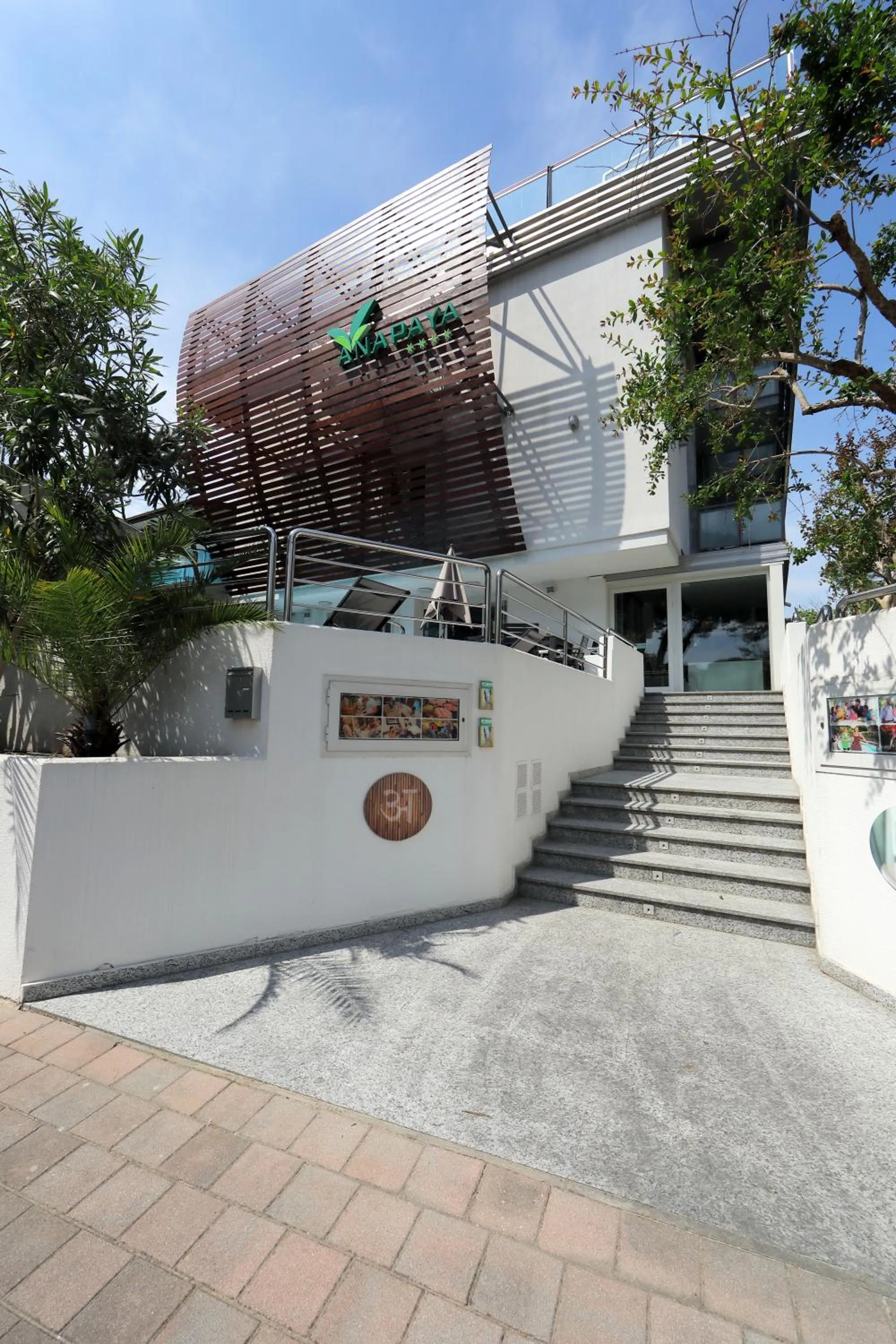 Quiet street view in Hotel Anapaya