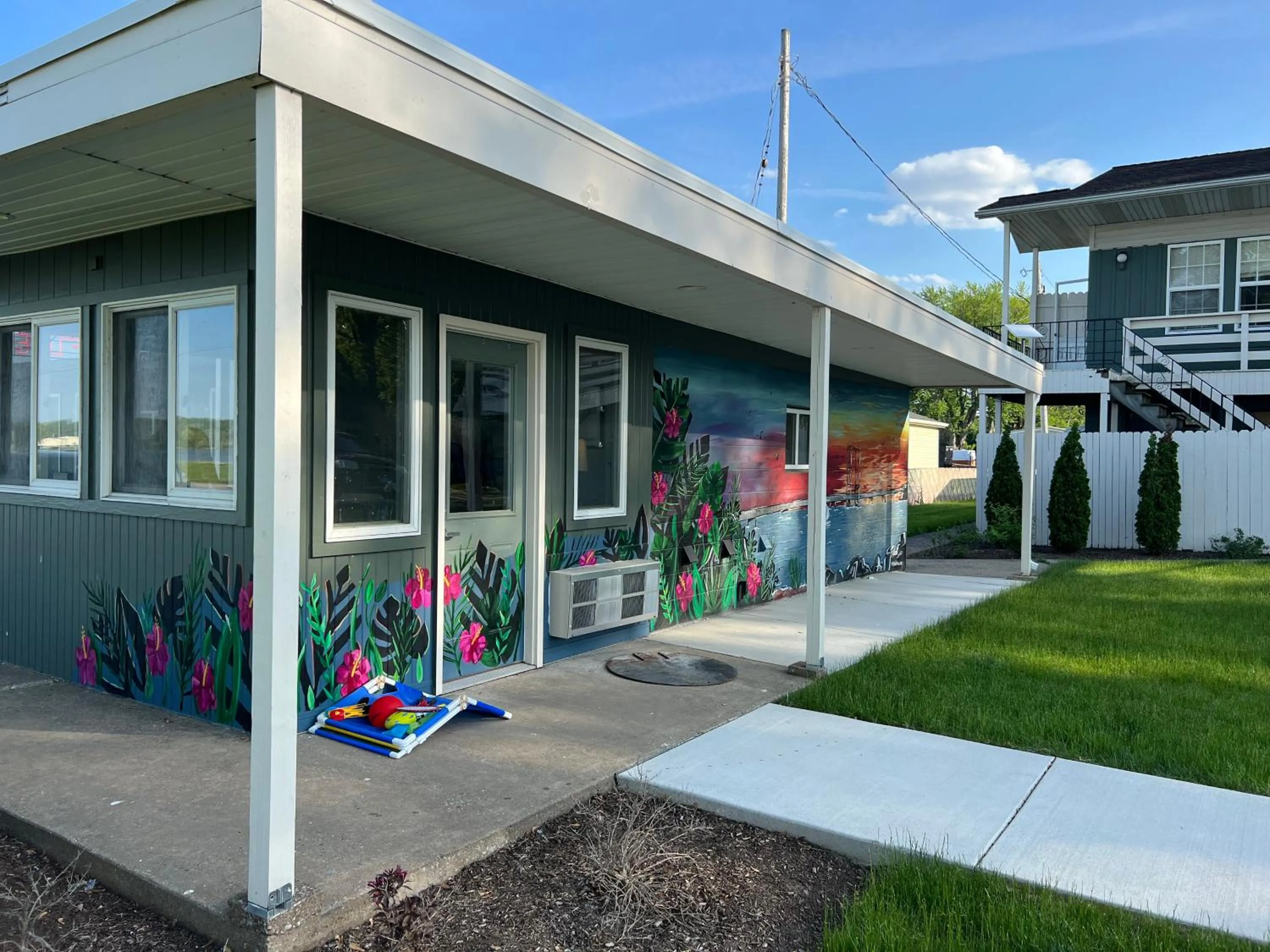Property building in The Cedar Motel