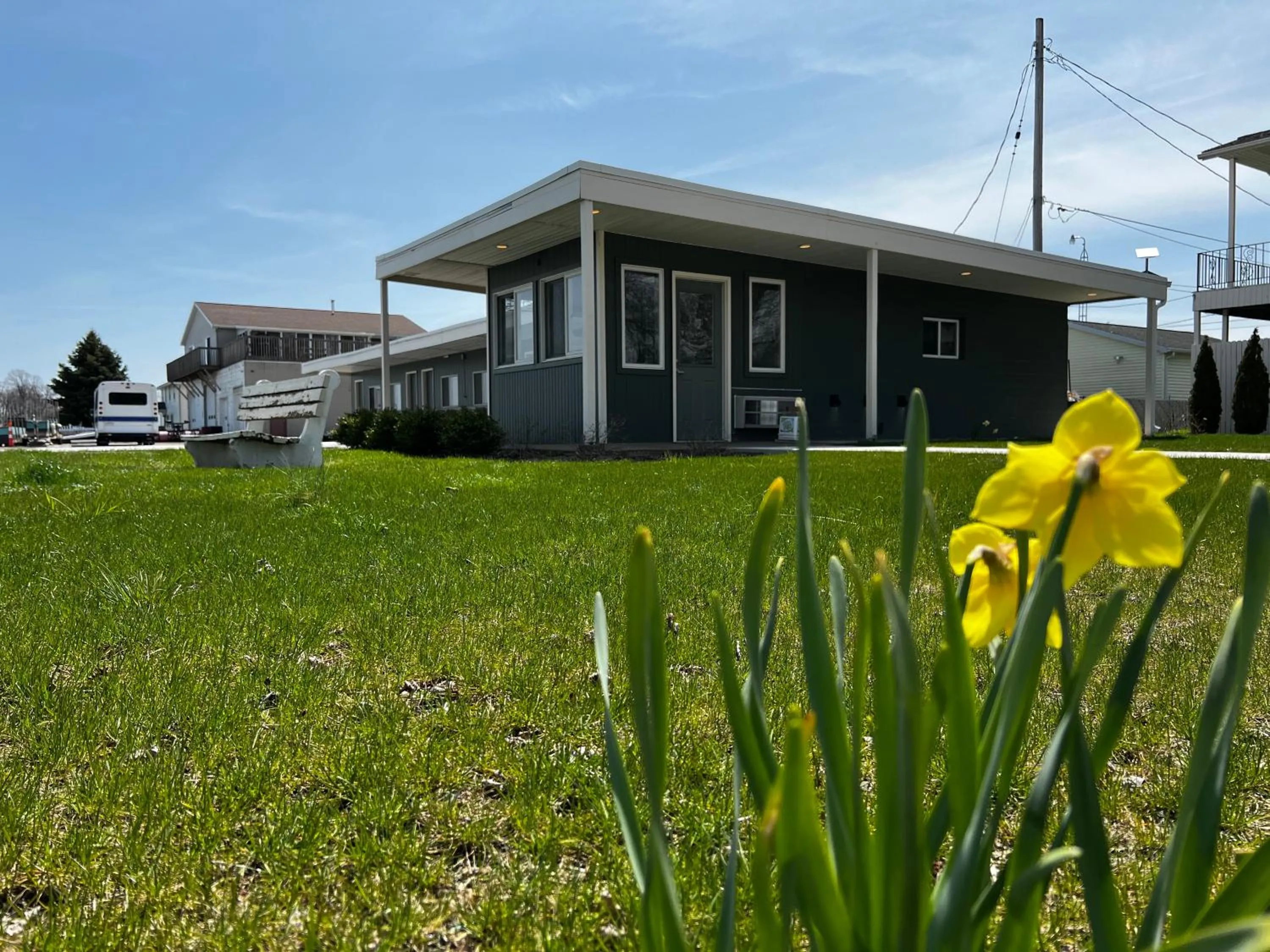 Property building in The Cedar Motel