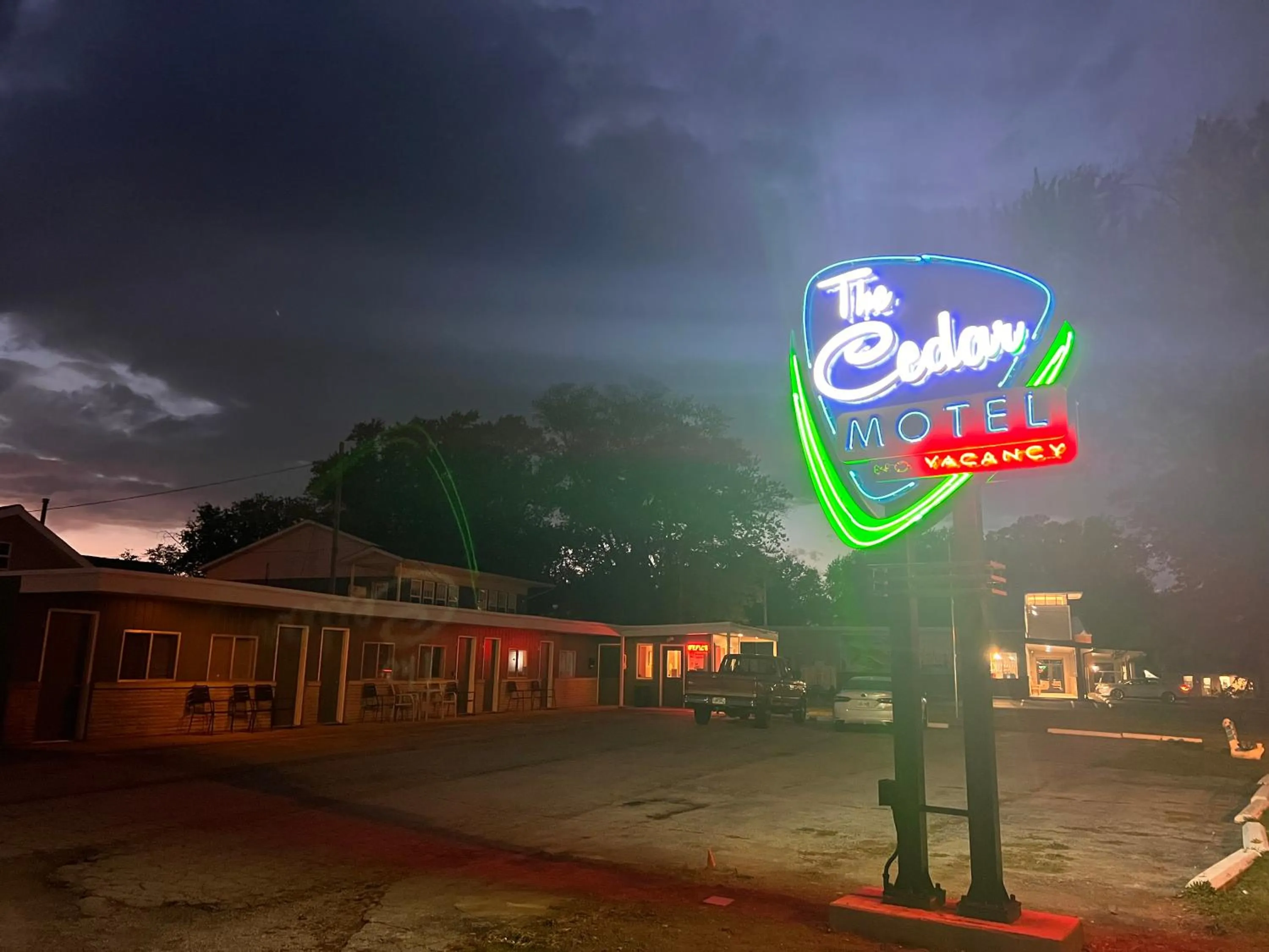 Night in The Cedar Motel