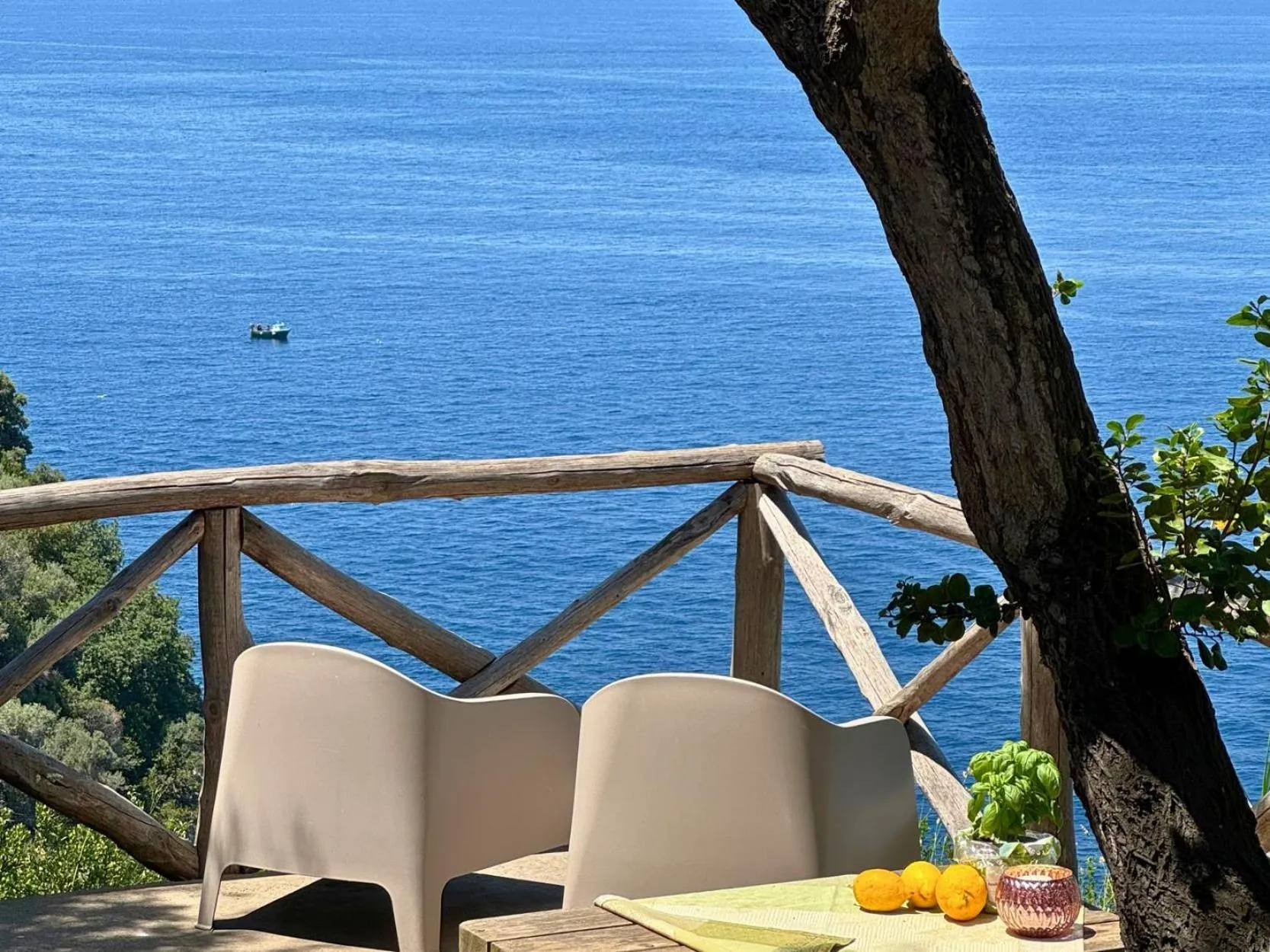 Sea view in Village Camping Santa Fortunata - Campogaio