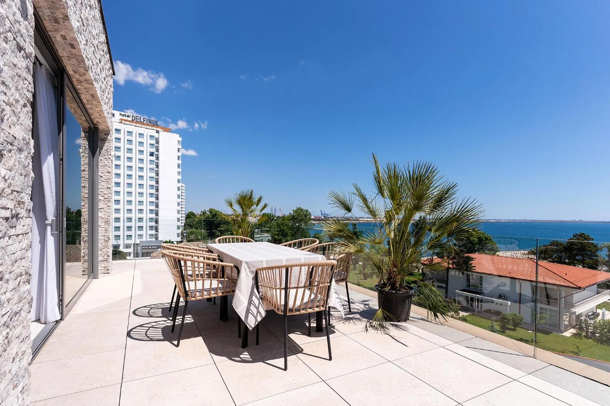 View (from property/room) in Amaris ApartHotel la 2 Pași de Plajă & Parcare Gratuită