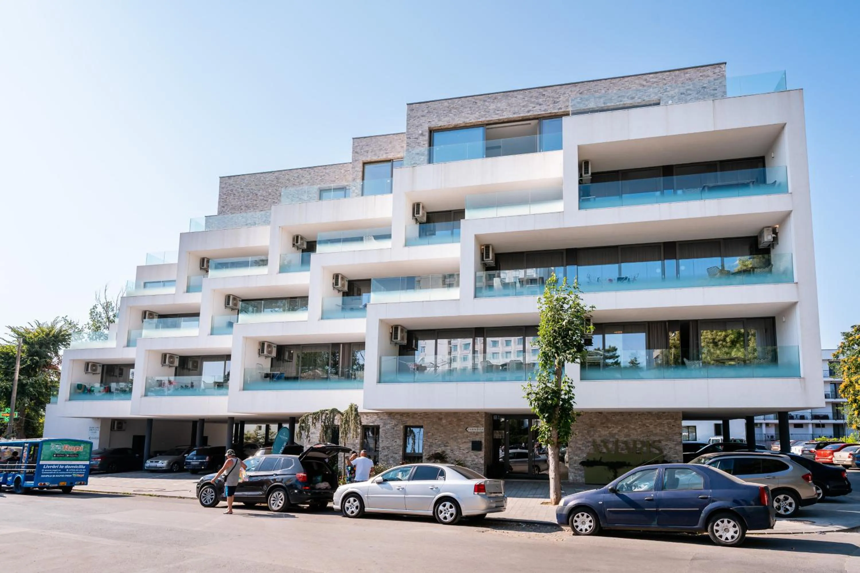 View (from property/room) in Amaris ApartHotel la 2 Pași de Plajă & Parcare Gratuită