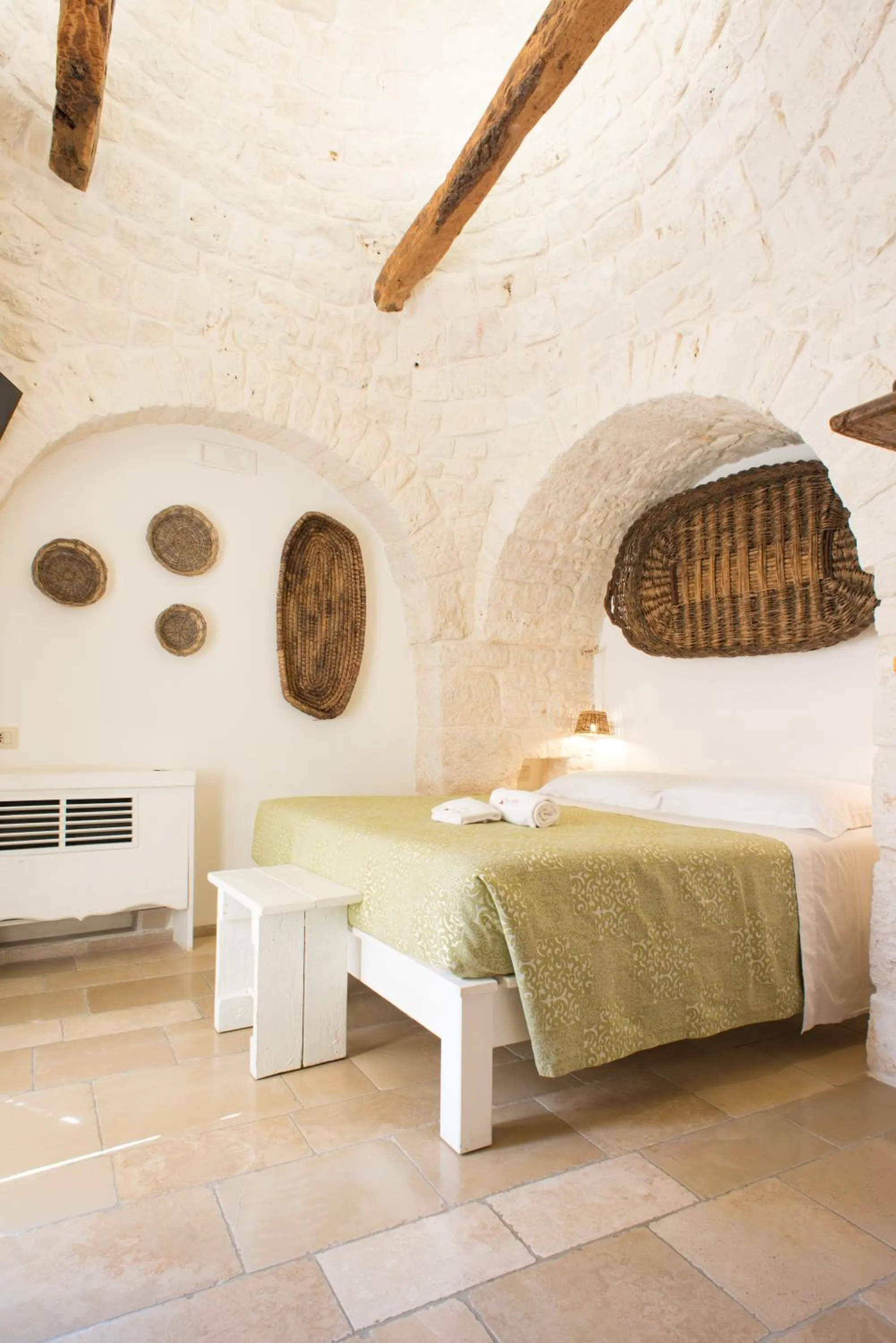 Bedroom, Bed in Trulli Holiday Albergo Diffuso