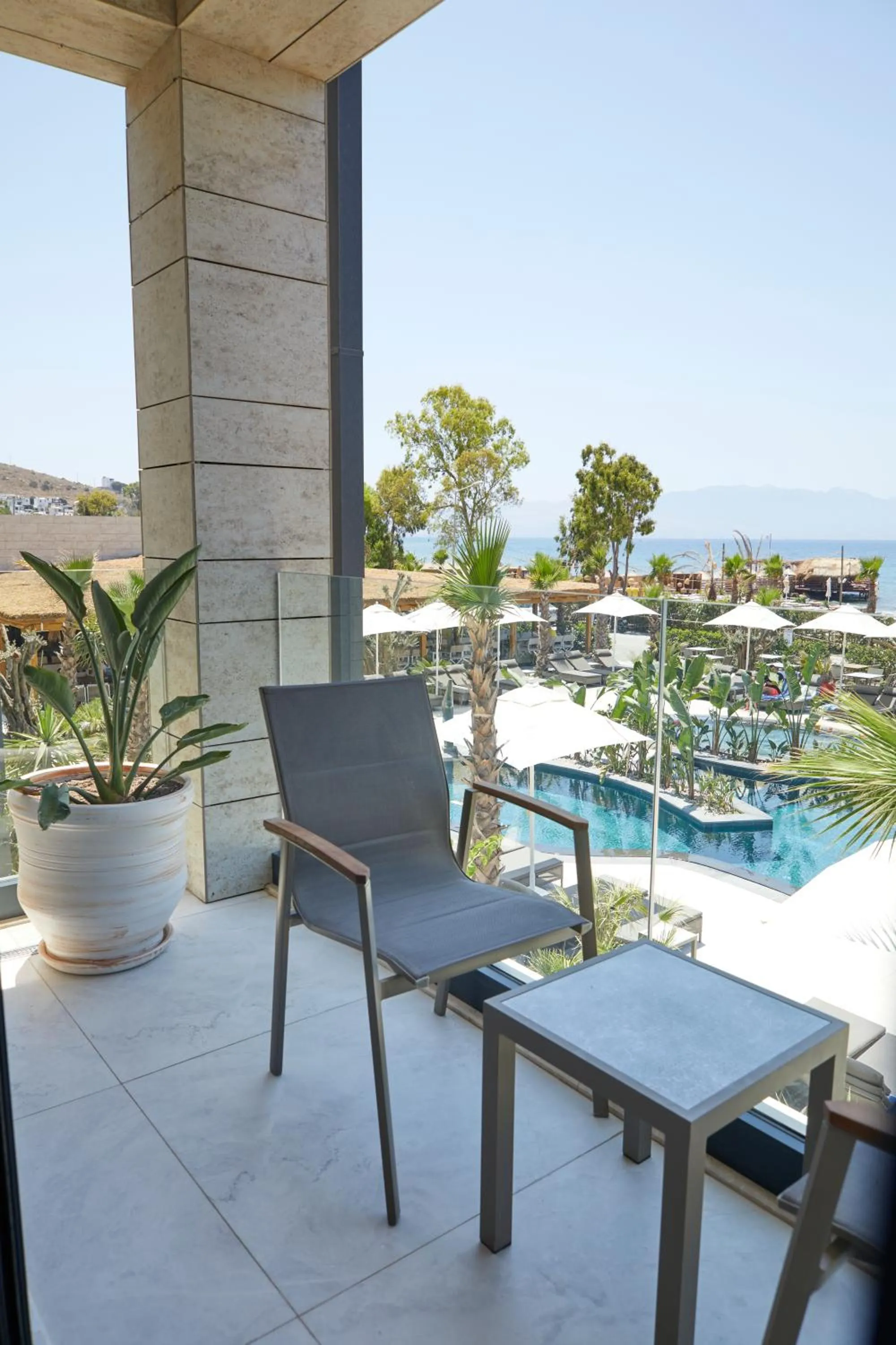 Balcony/Terrace in Rammos Hotel Bodrum - Special Class