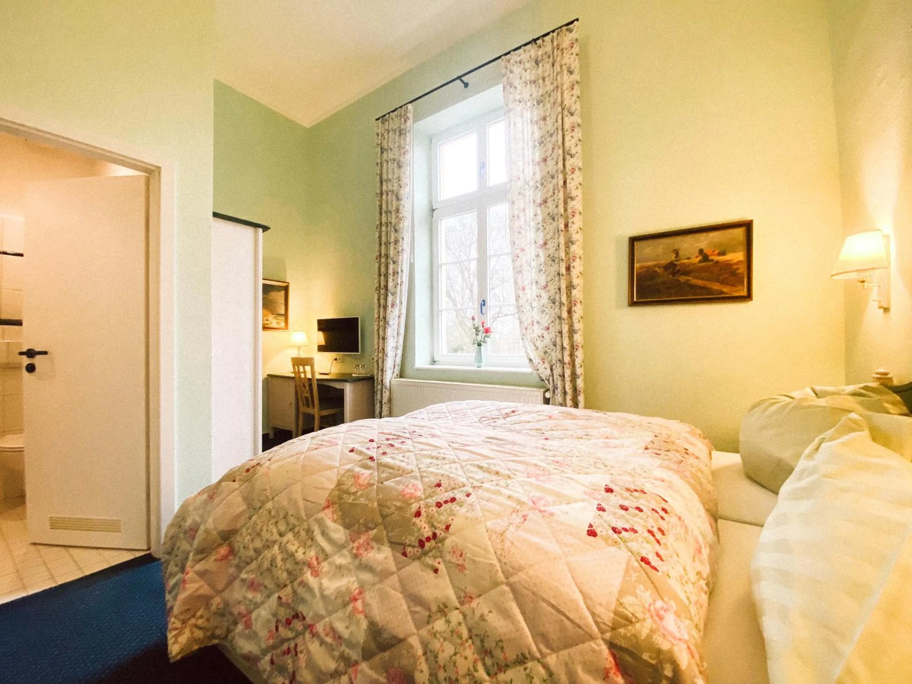 Bed in Landhotel Schloss Daschow