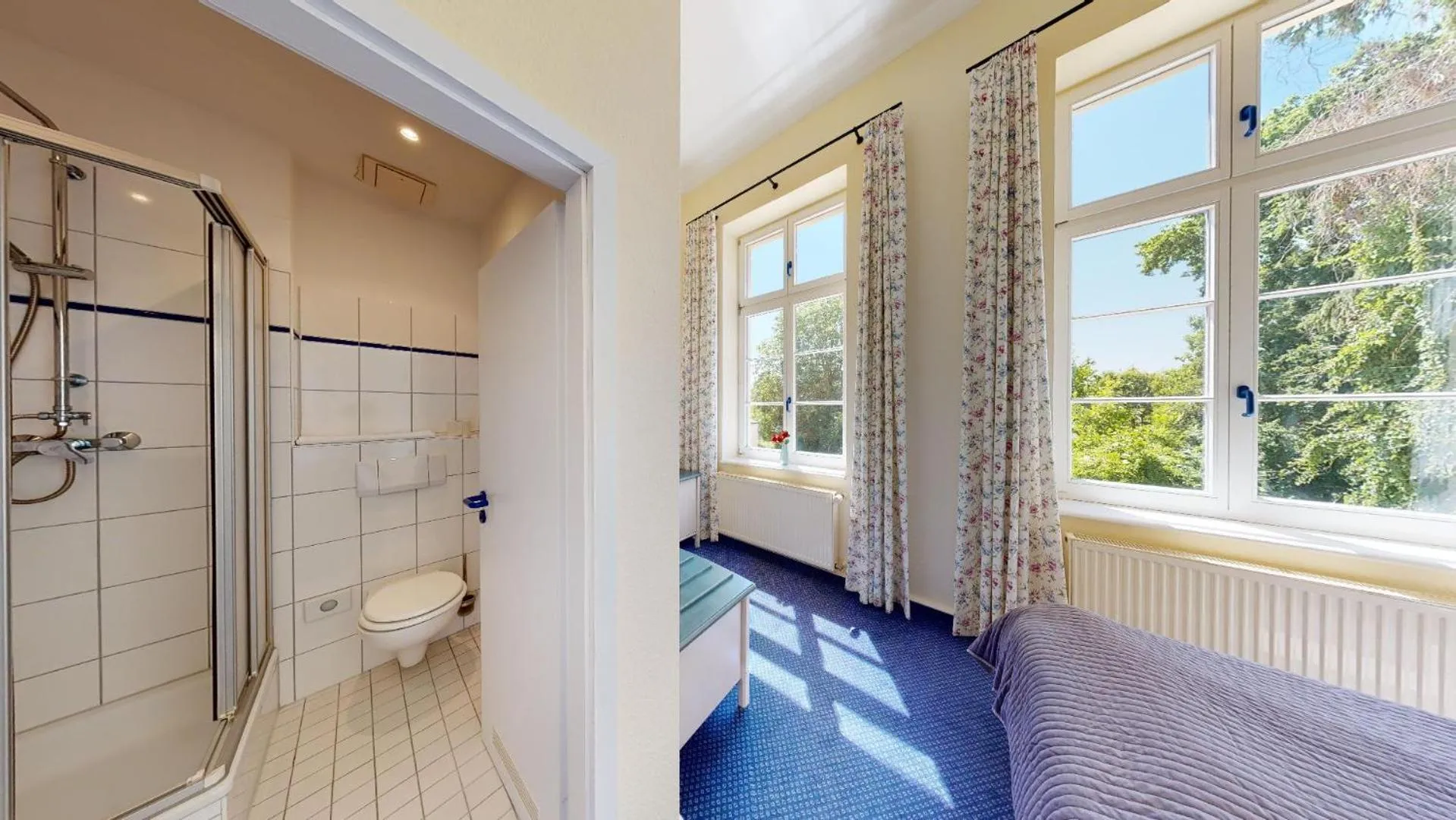 Shower in Landhotel Schloss Daschow