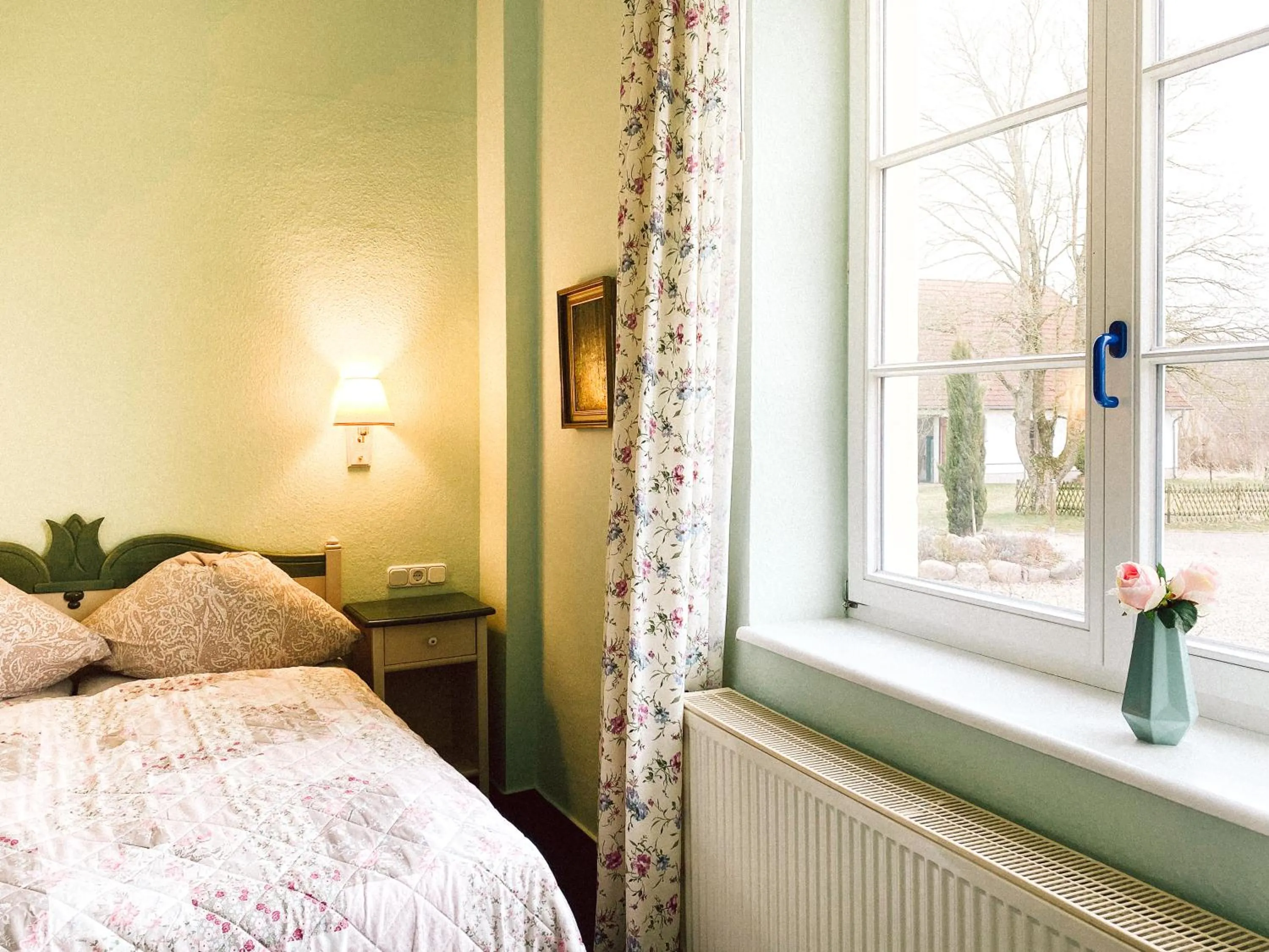 Bed in Landhotel Schloss Daschow