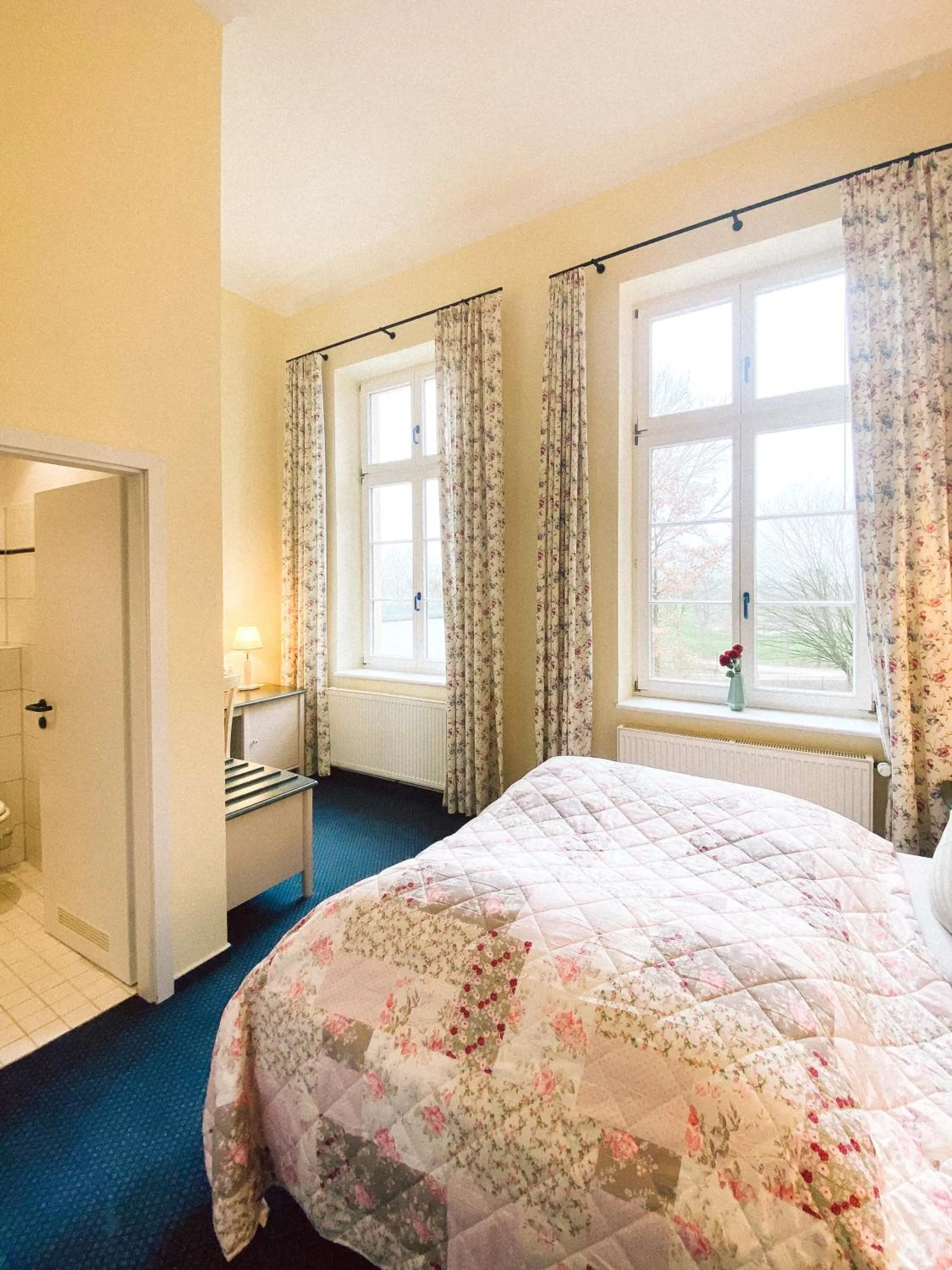 Bed in Landhotel Schloss Daschow