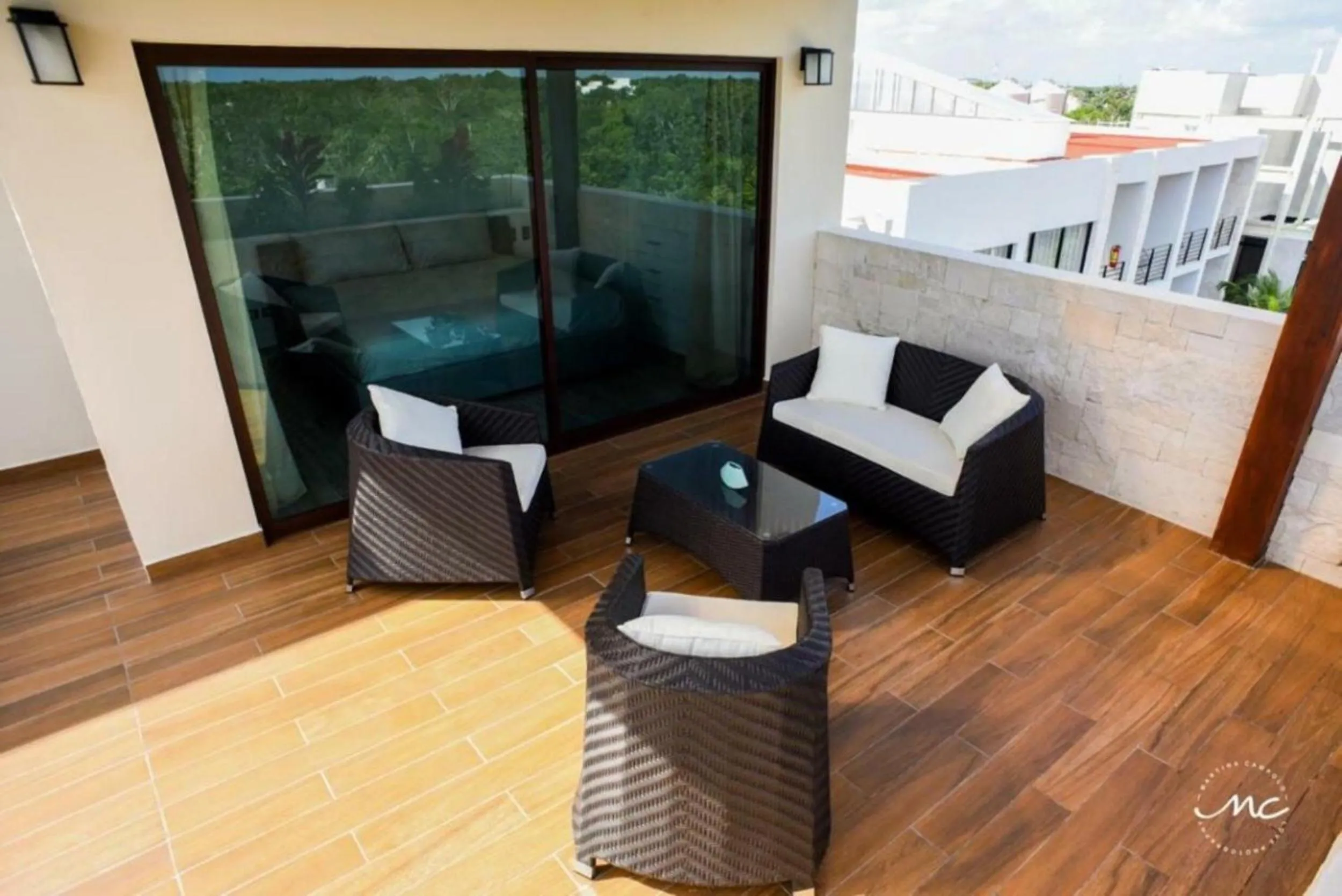 Balcony/Terrace in Penthouse Blue Luxury La Veleta