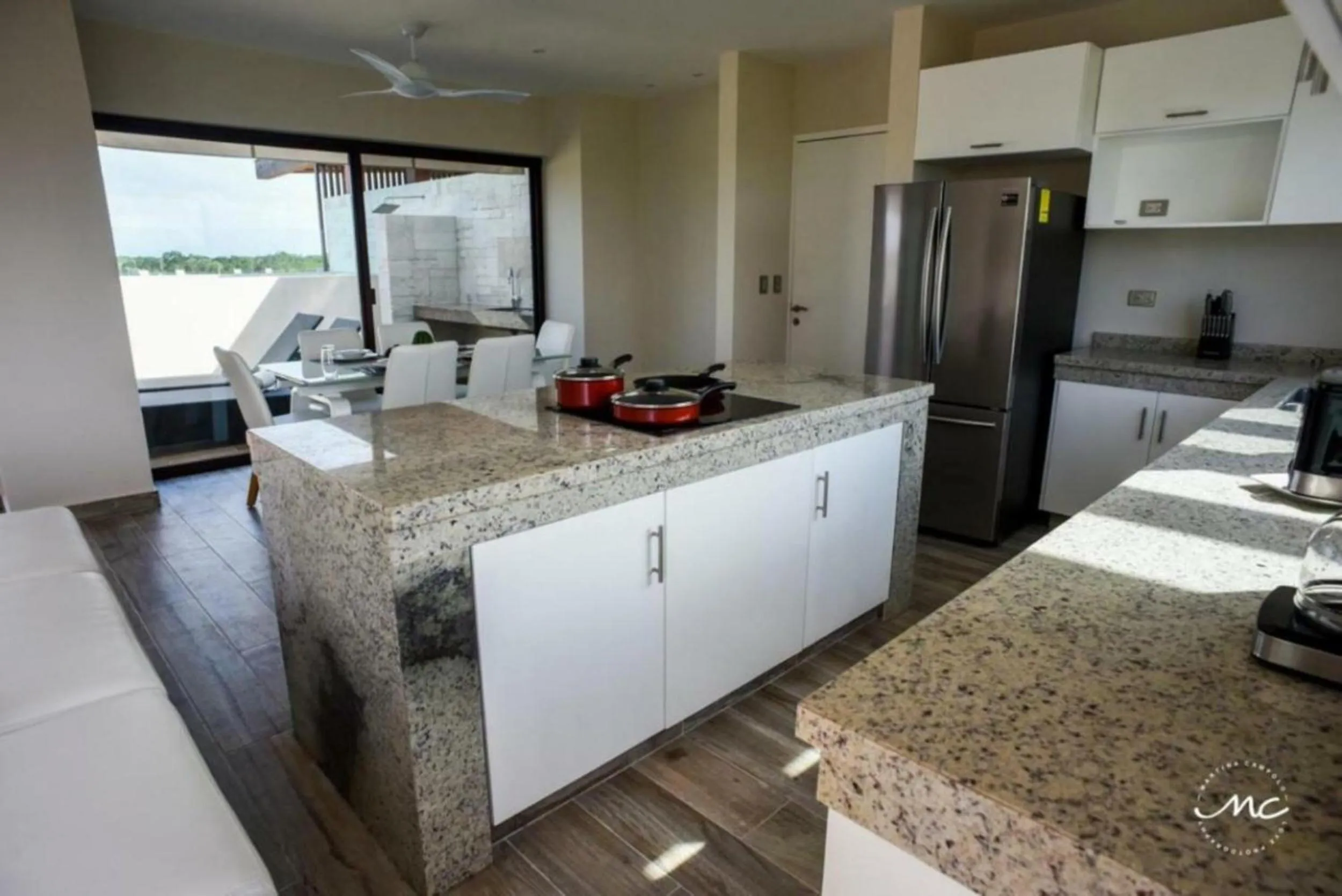 kitchen in Penthouse Blue Luxury La Veleta
