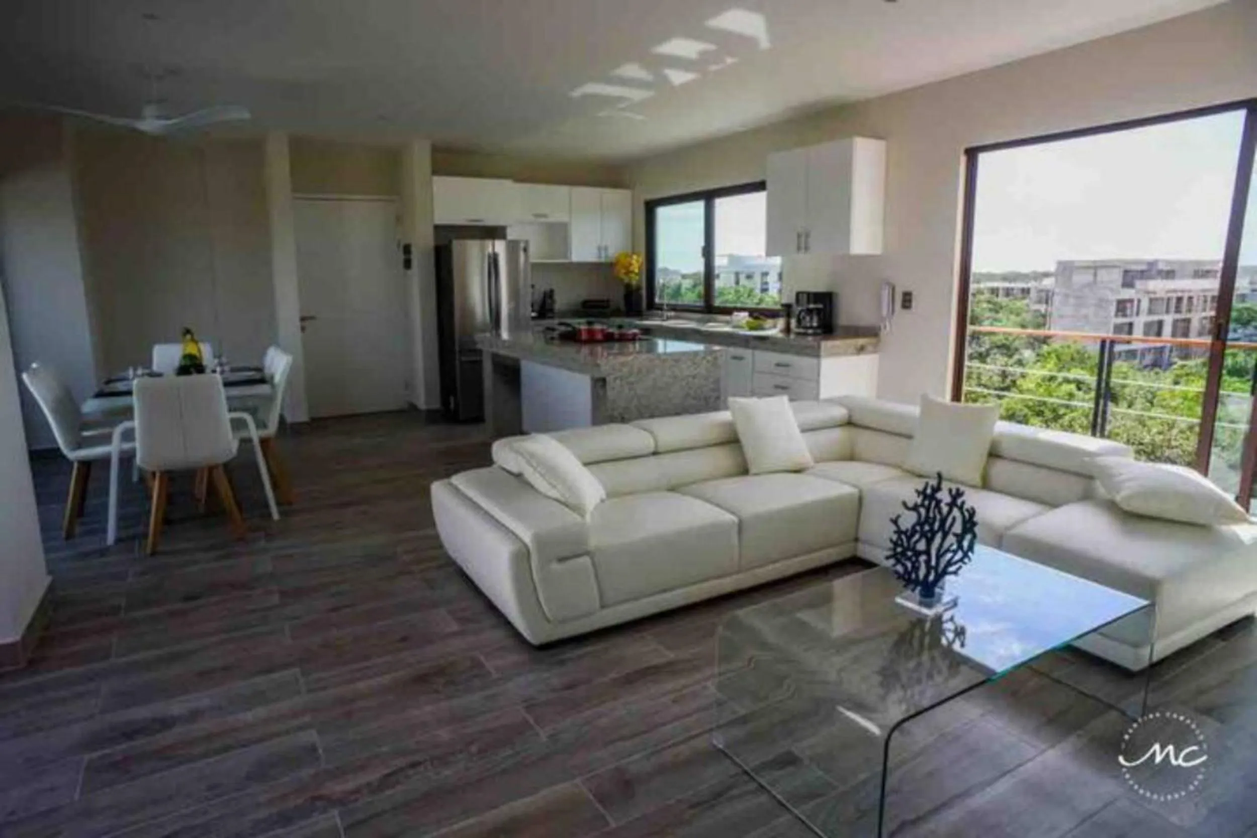 Living room in Penthouse Blue Luxury La Veleta