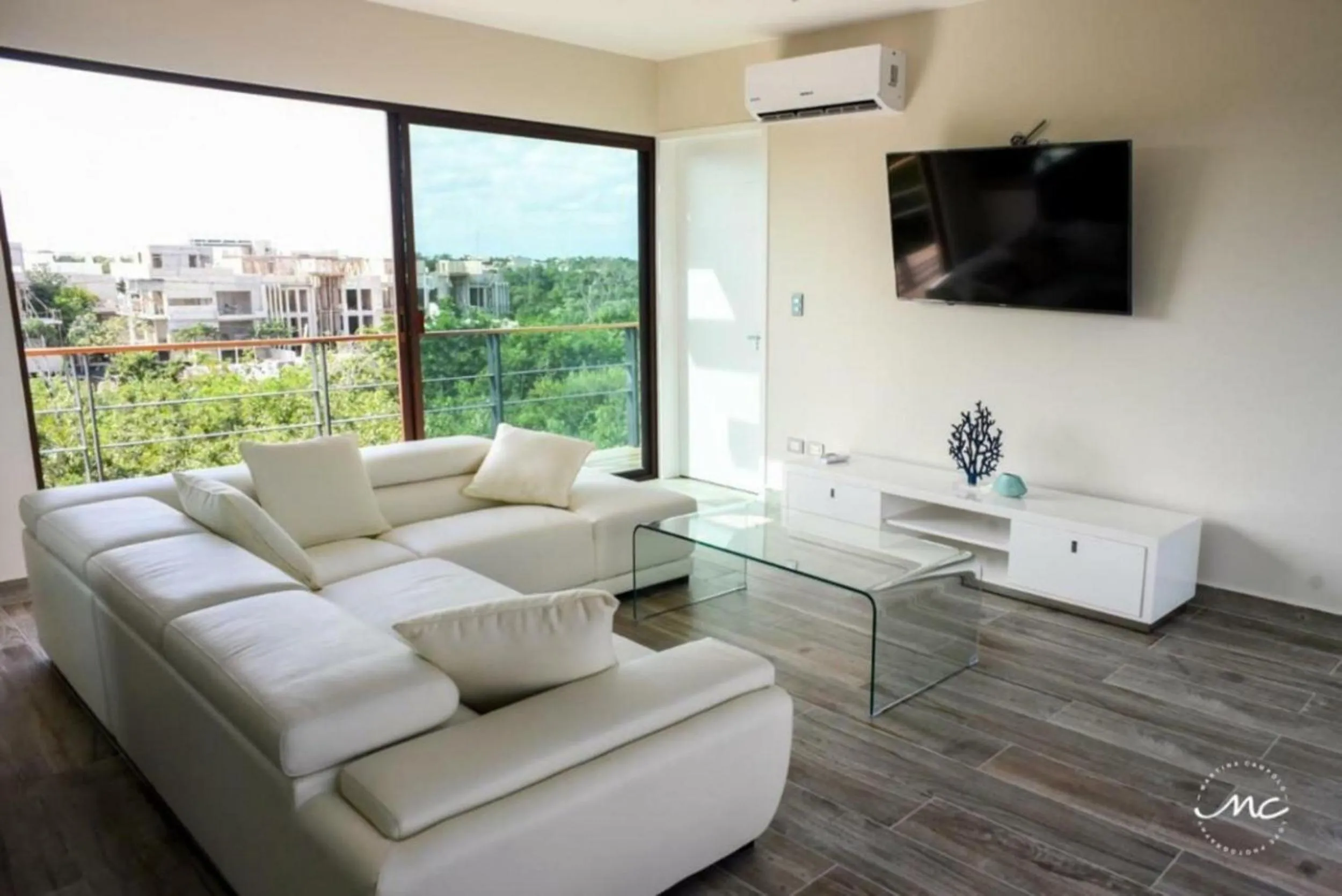 Living room in Penthouse Blue Luxury La Veleta
