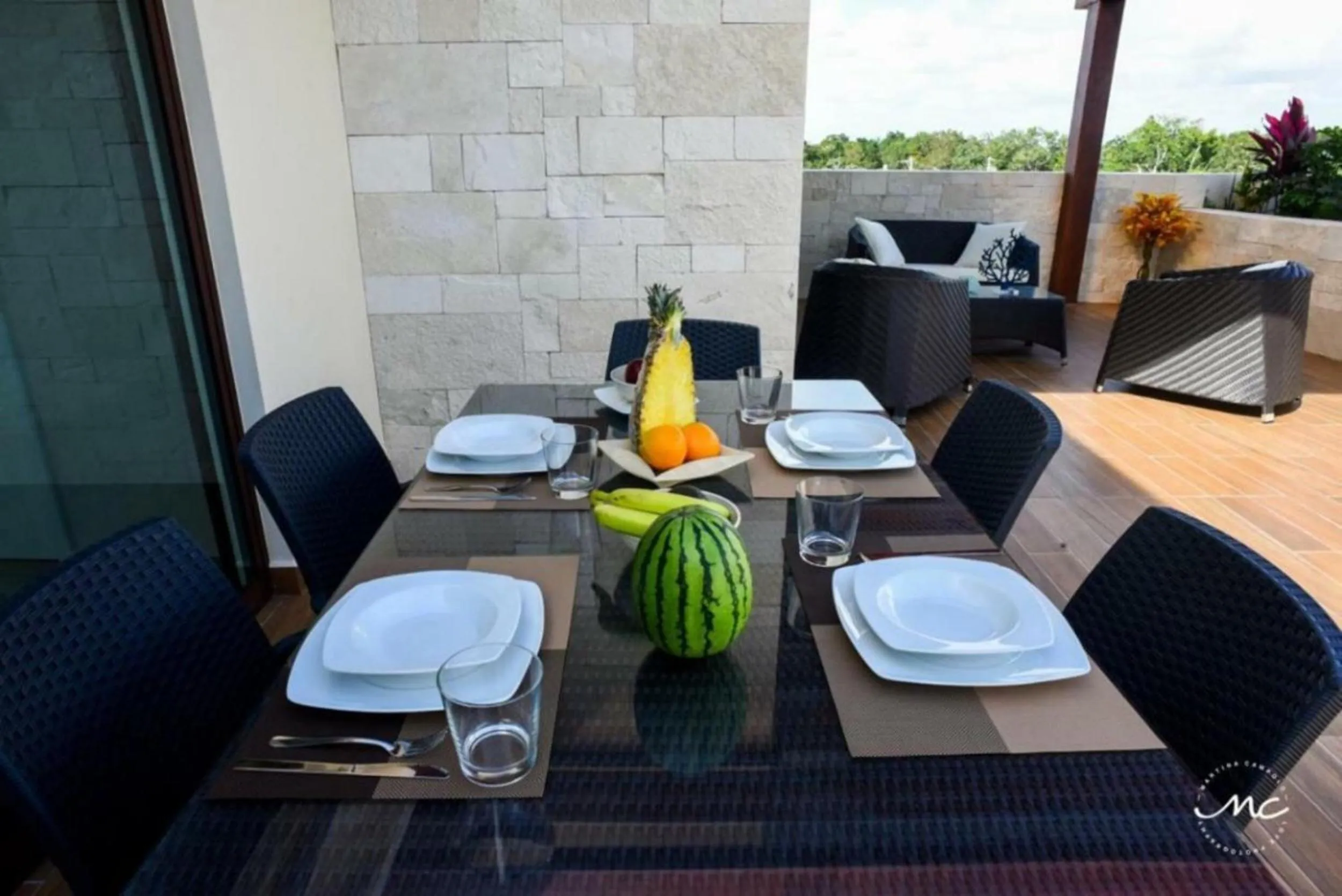 Balcony/Terrace in Penthouse Blue Luxury La Veleta