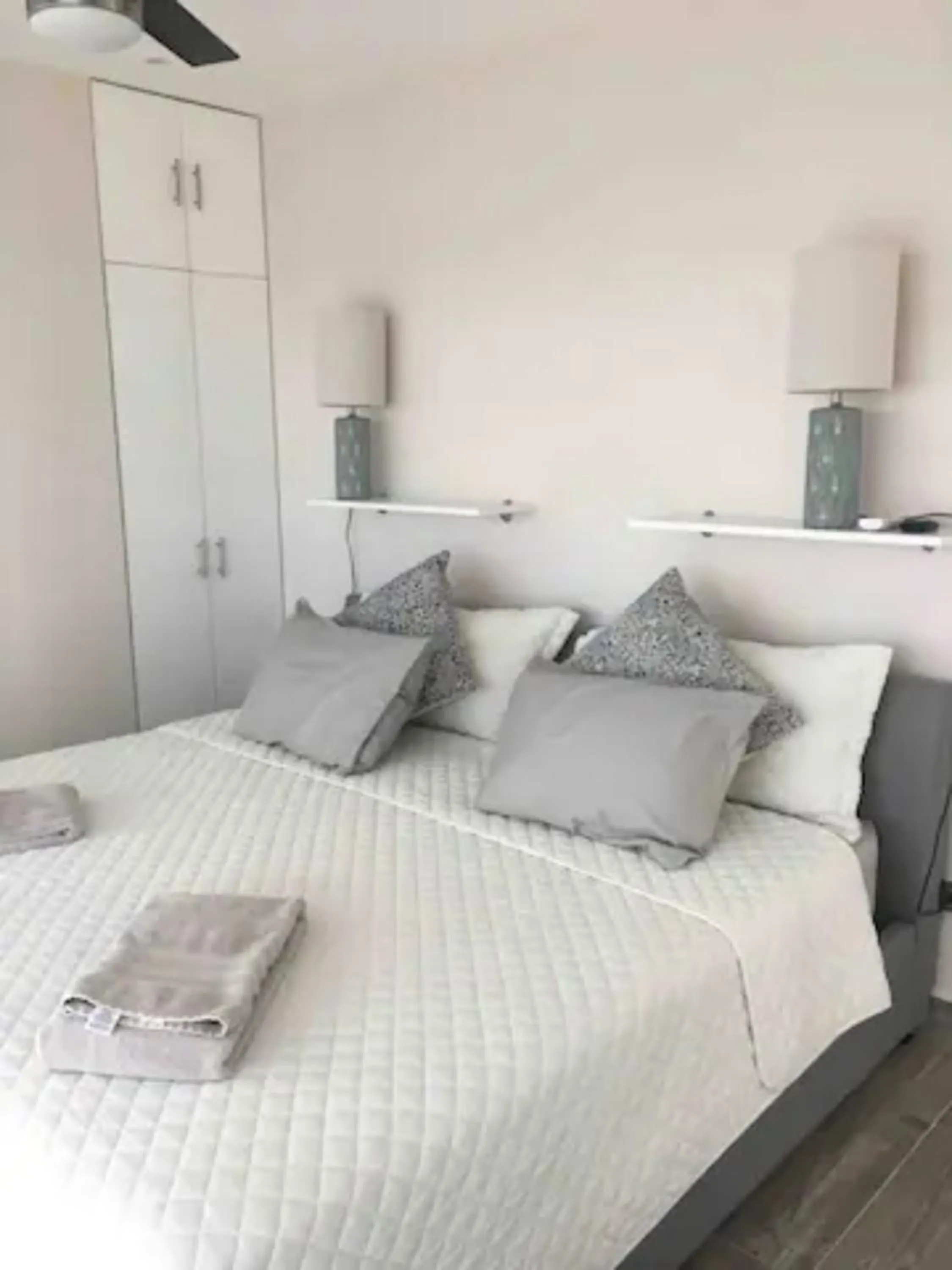 Bedroom, Bed in Penthouse Blue Luxury La Veleta