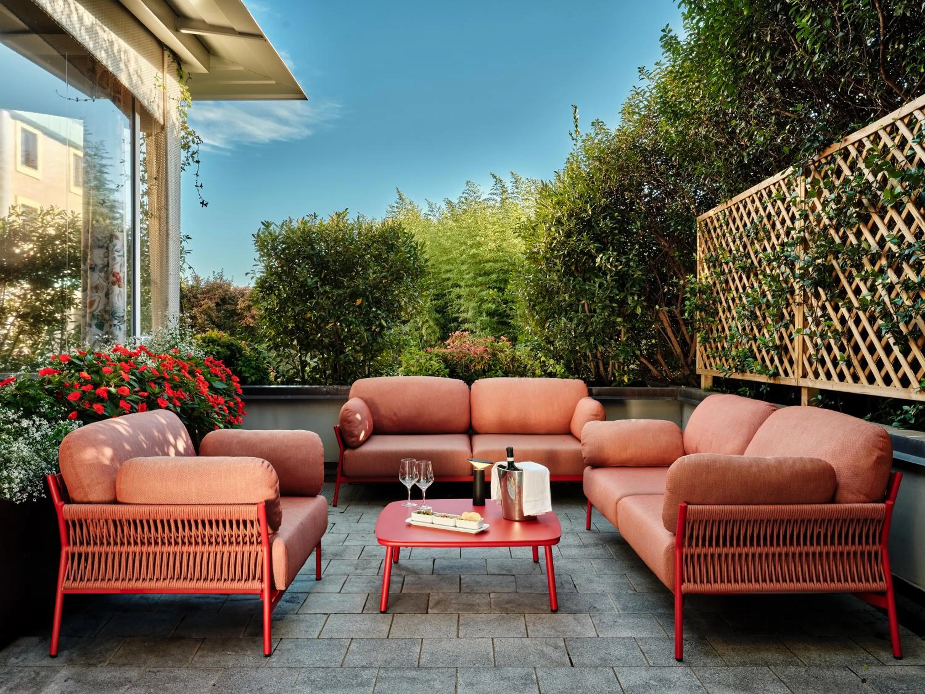 Balcony/Terrace in Crowne Plaza Milan - Malpensa Airport by IHG