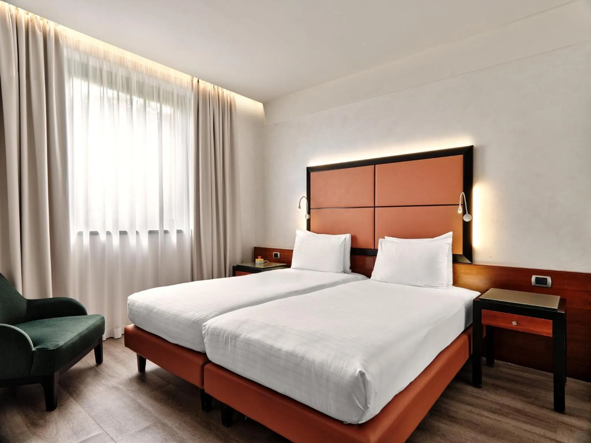 Photo of the whole room, Bed in Crowne Plaza Milan - Malpensa Airport by IHG
