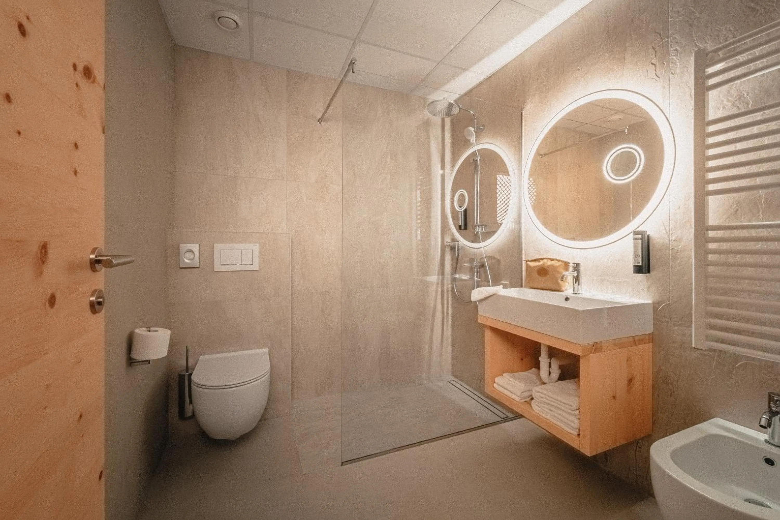 Bathroom in Cristallo Sport & Wellness Hotel