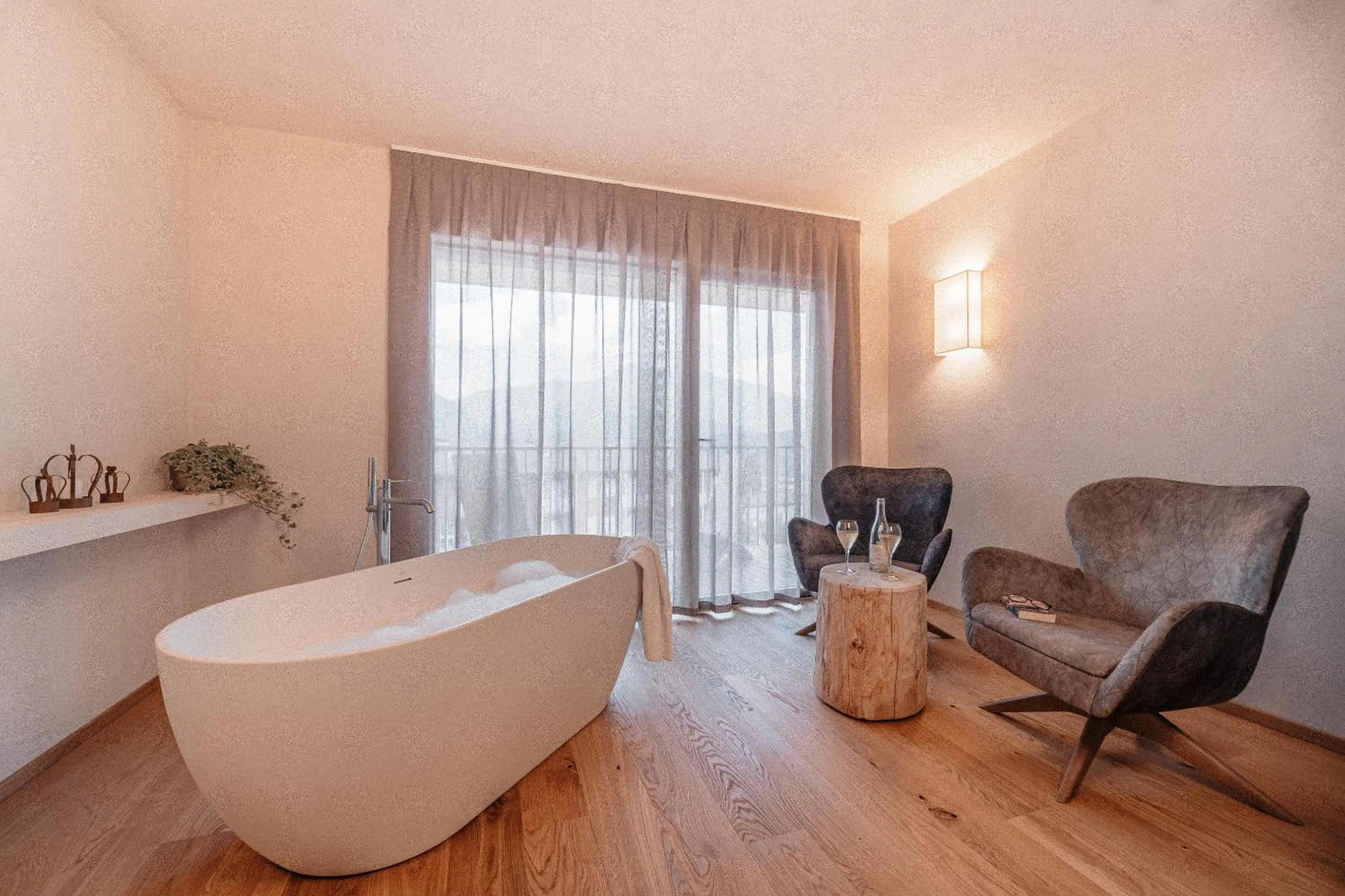 Bedroom in Cristallo Sport & Wellness Hotel