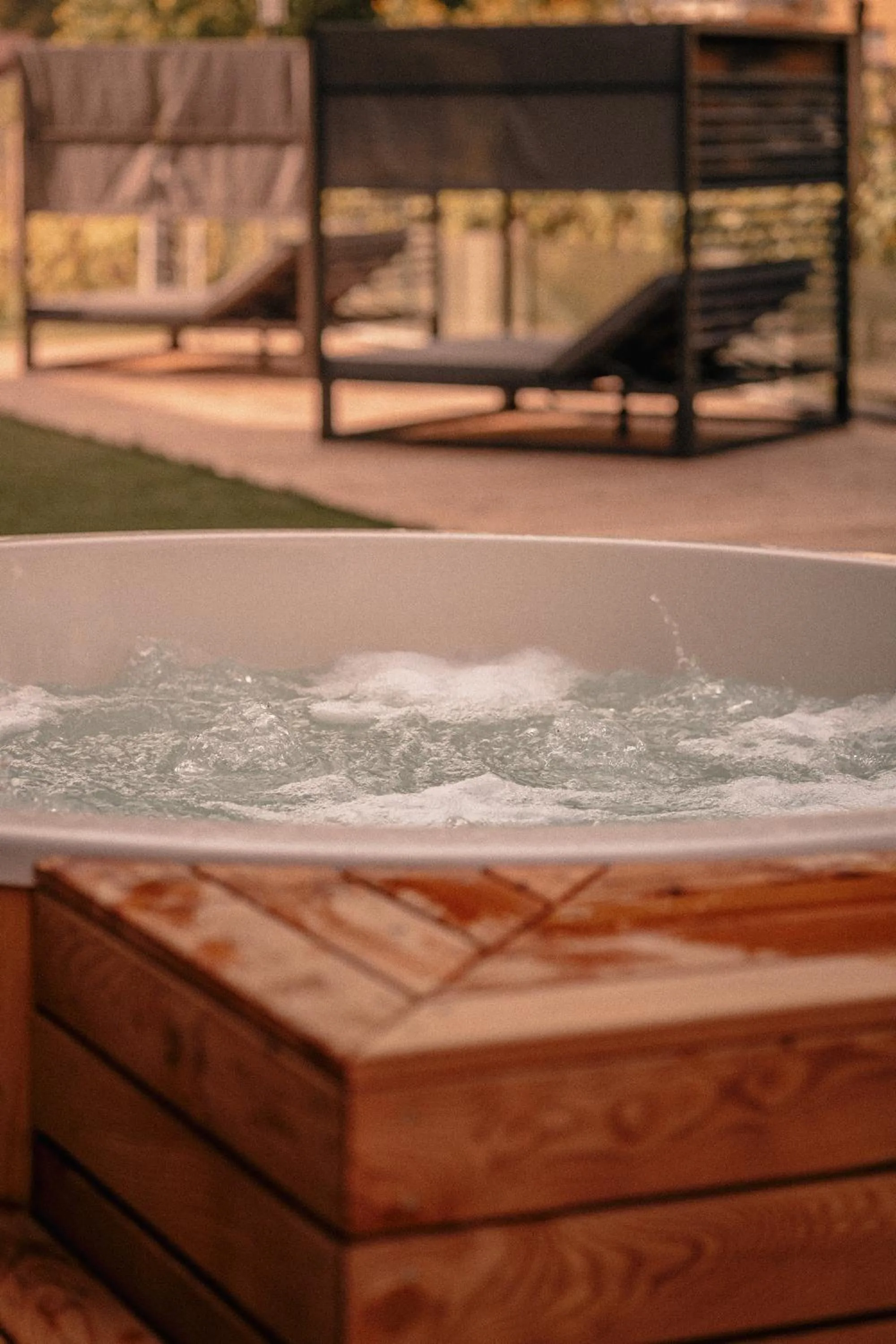 Hot Tub in Cristallo Sport & Wellness Hotel