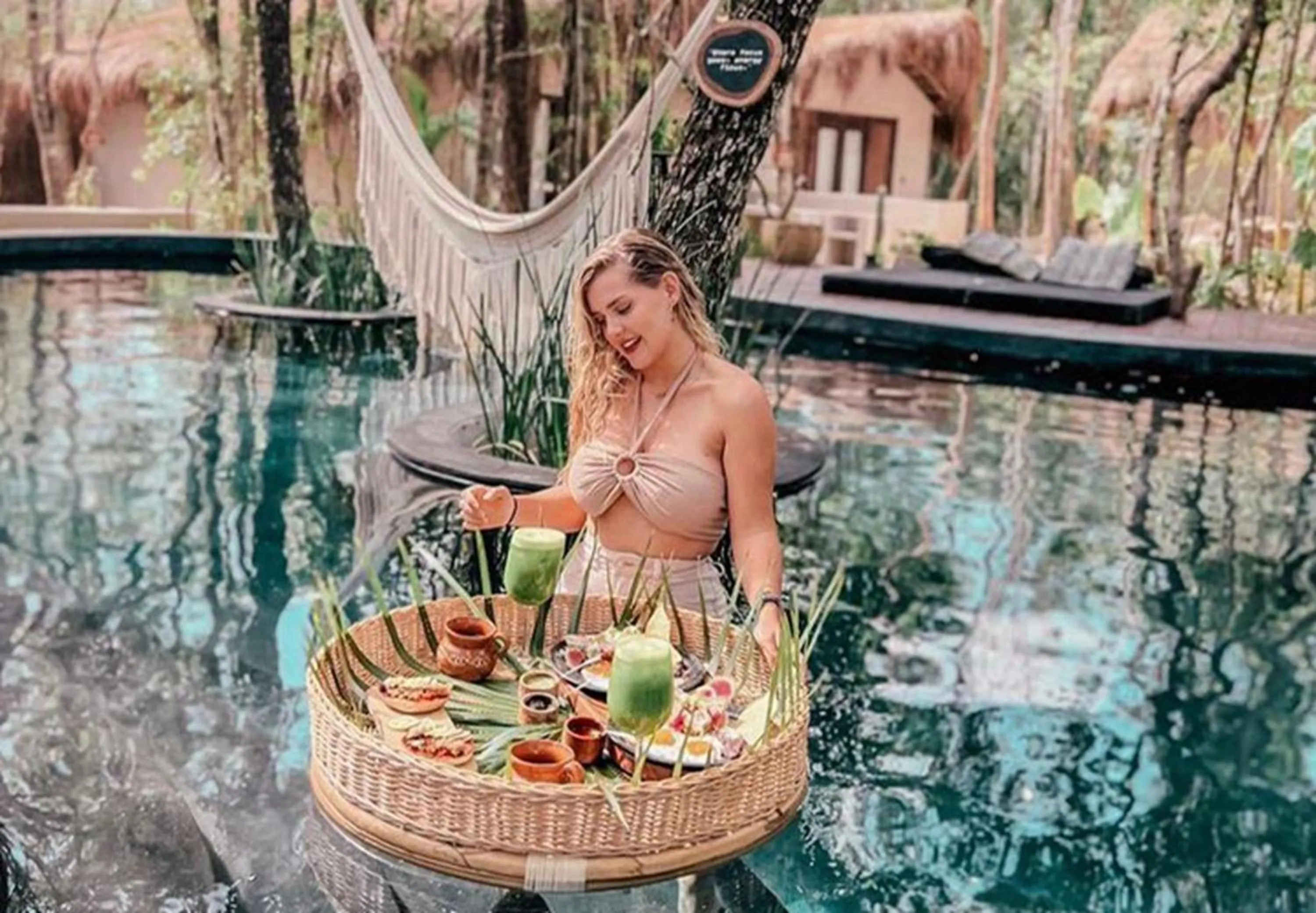 Patio in The Yellow Nest Tulum