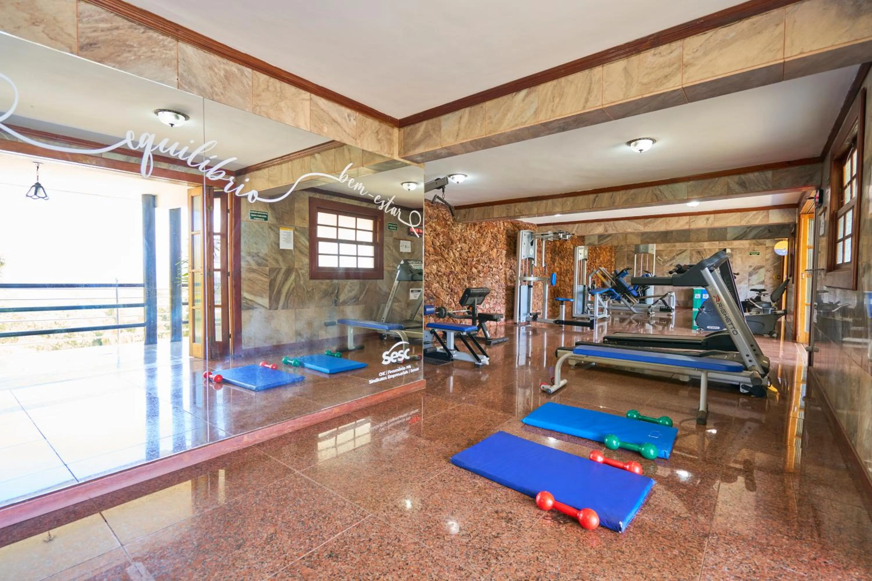 Fitness centre/facilities in SESC OURO PRETO