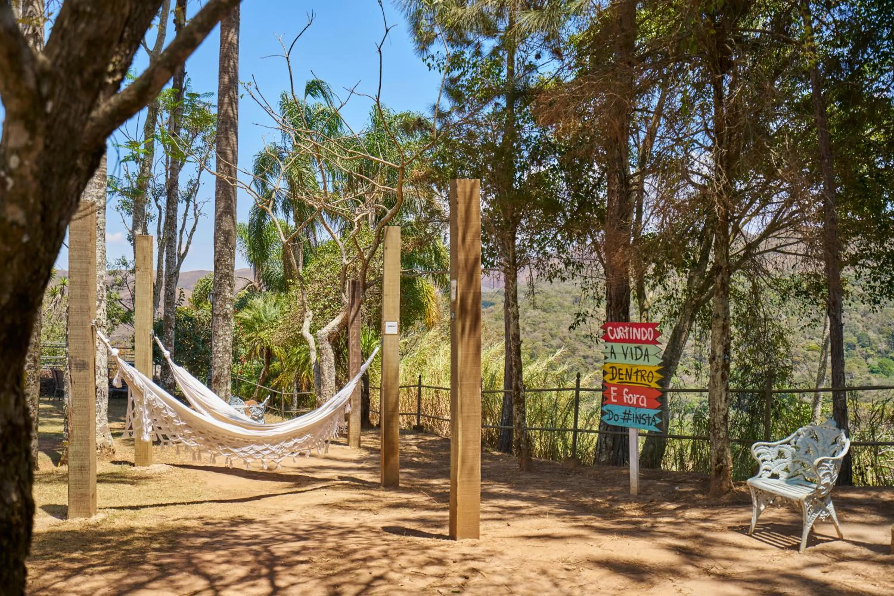 Seating area in SESC OURO PRETO