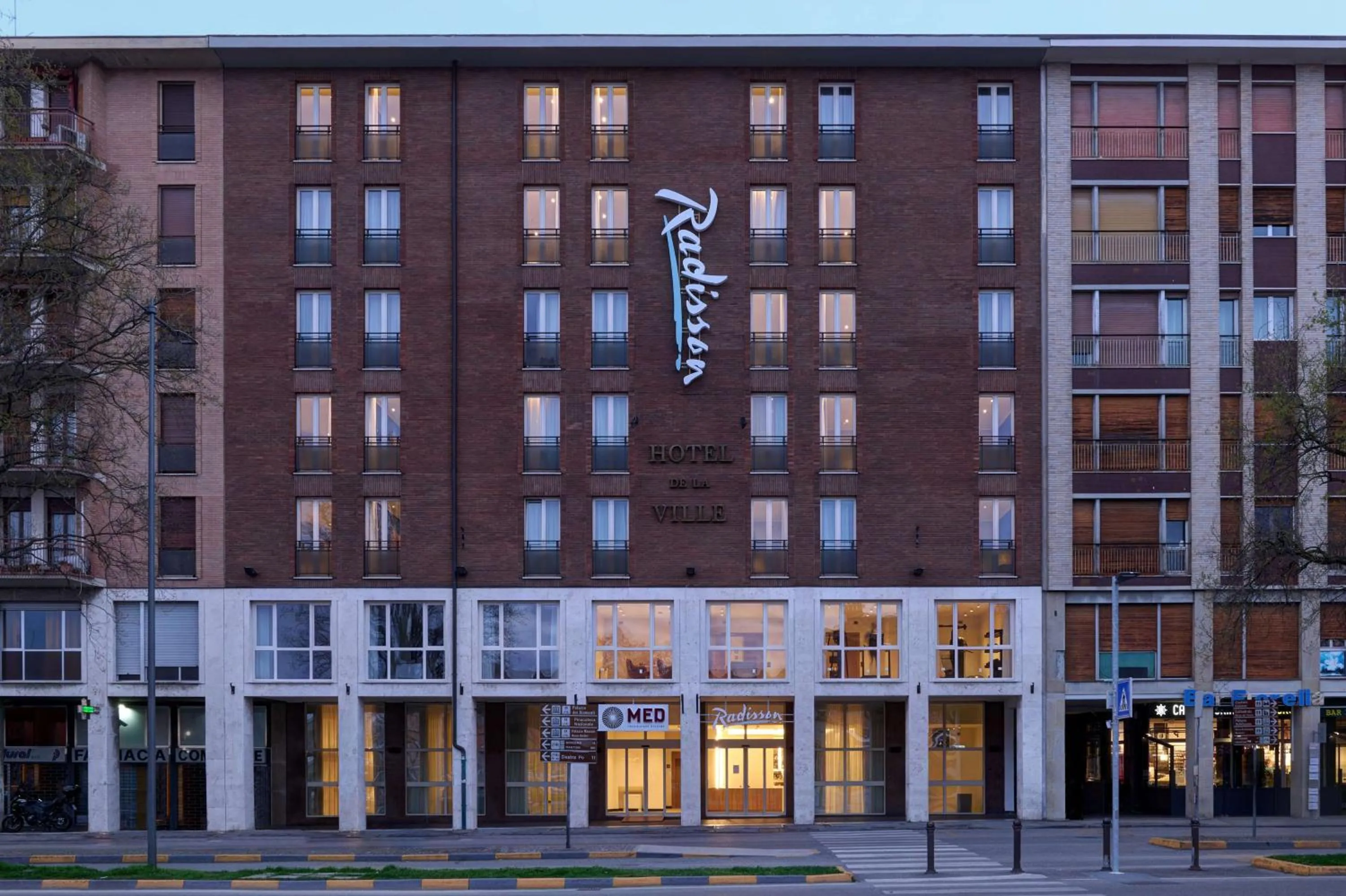Property building in Radisson Hotel Ferrara