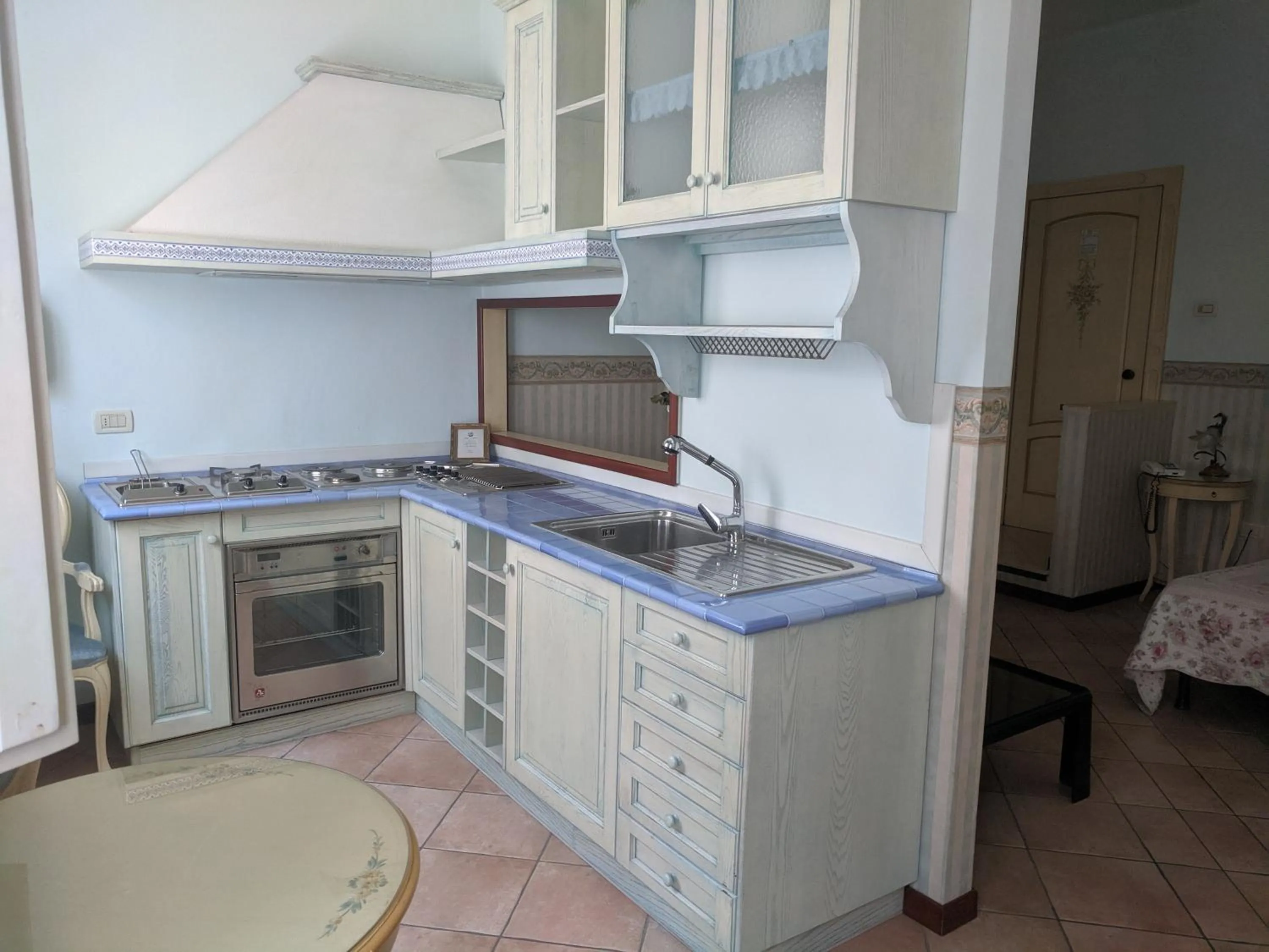 Kitchen or kitchenette in D'Elite Room & Breakfast