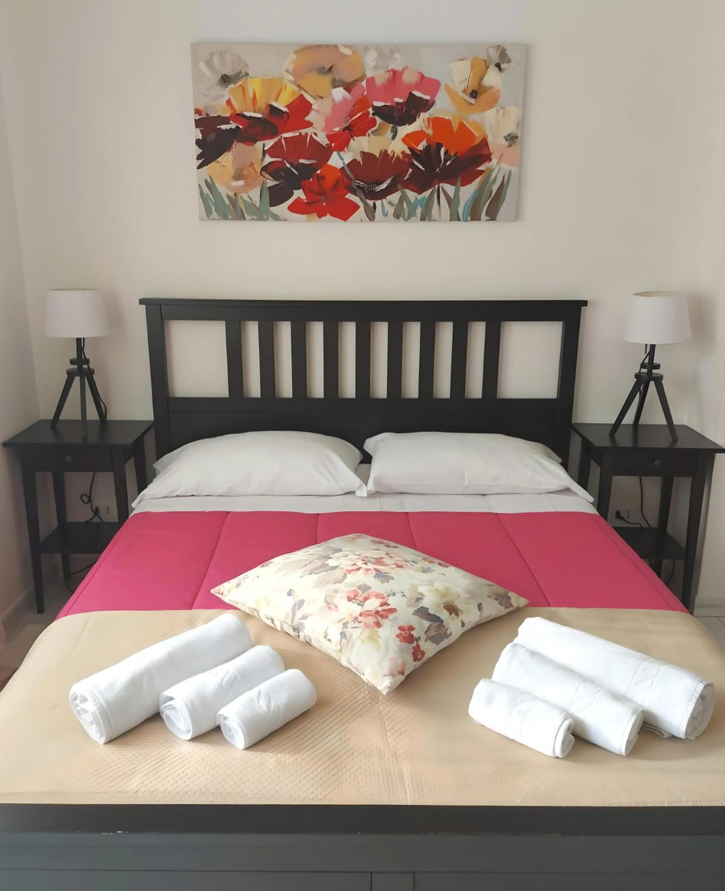 Bed in Villa Nadira