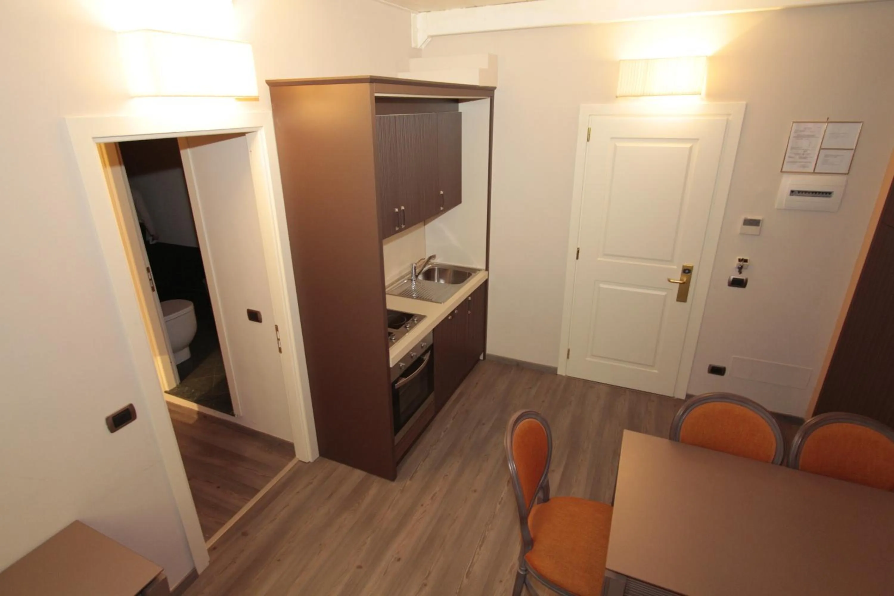 Kitchen or kitchenette in Residence La Repubblica