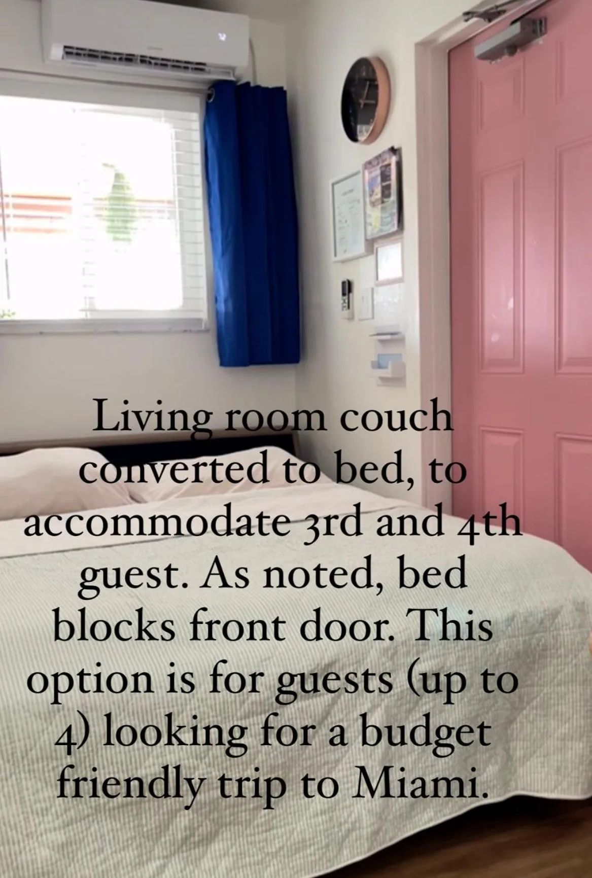 Bed in Stunning Little Havana Suites Close to airport, Calle Ocho, Brickell, Wynwood and the Beaches - Free Parking