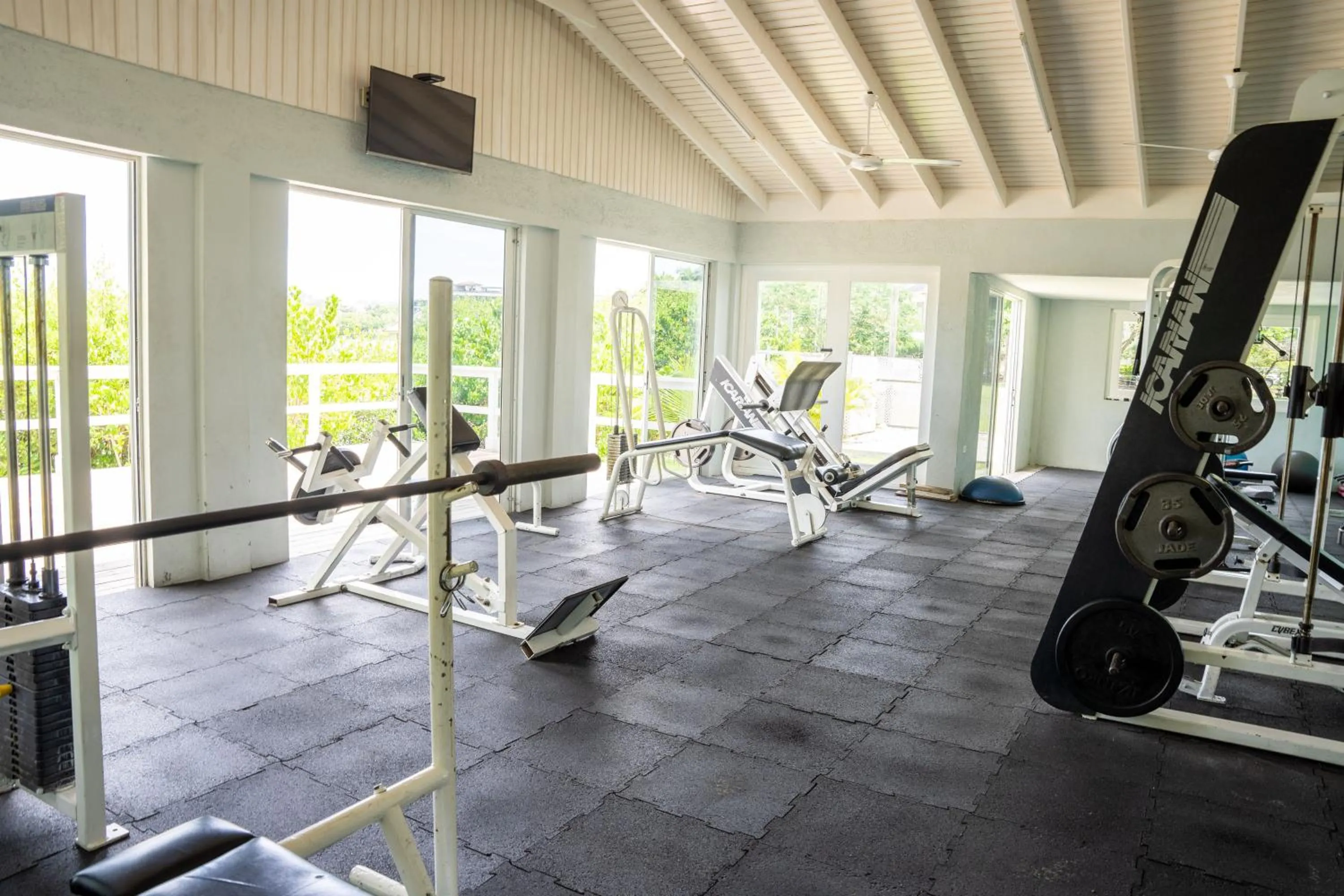 Fitness centre/facilities in Luxury Apartments and Rooms,The Lagoons