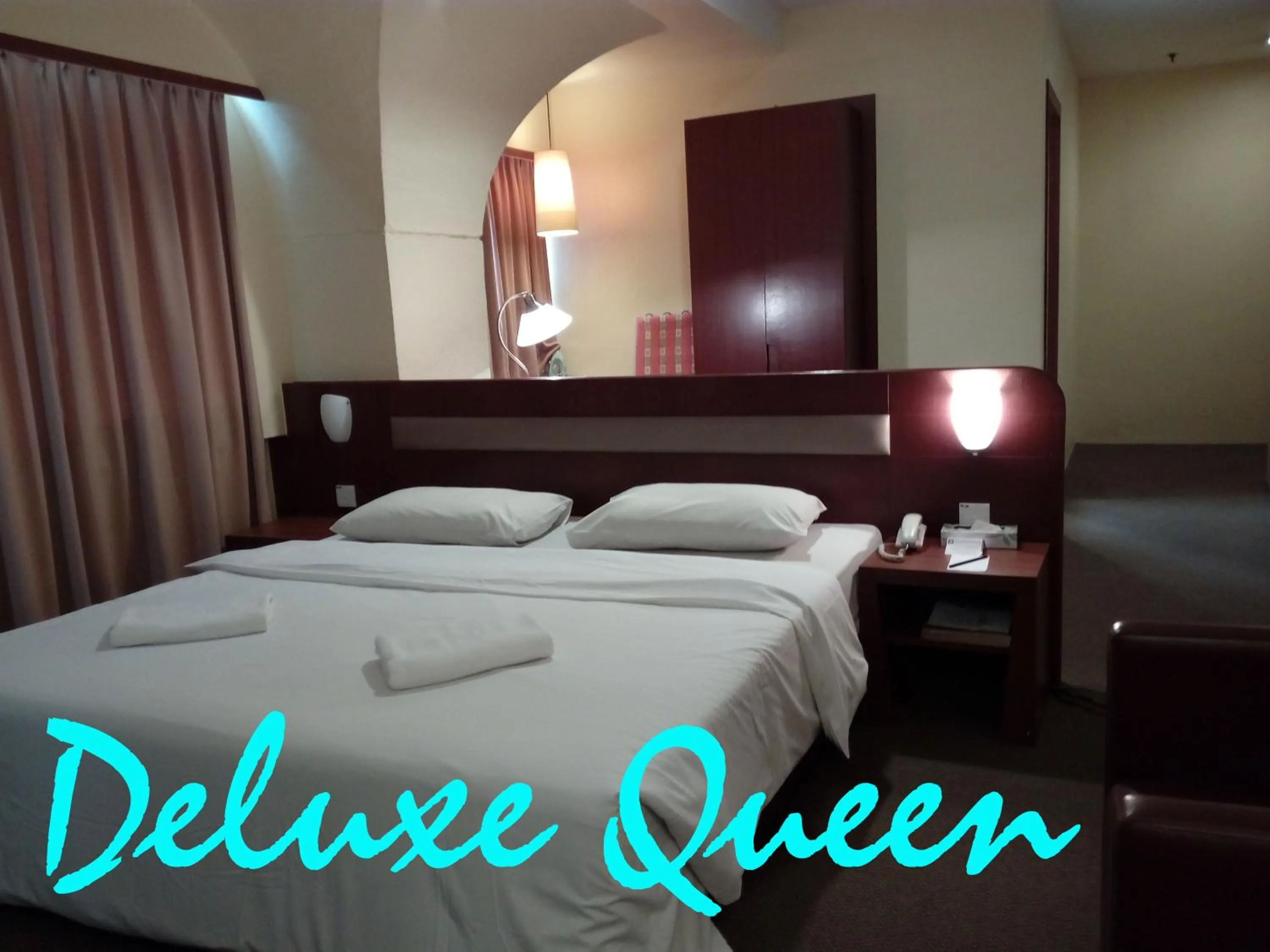 Bed in Muar Traders Hotel