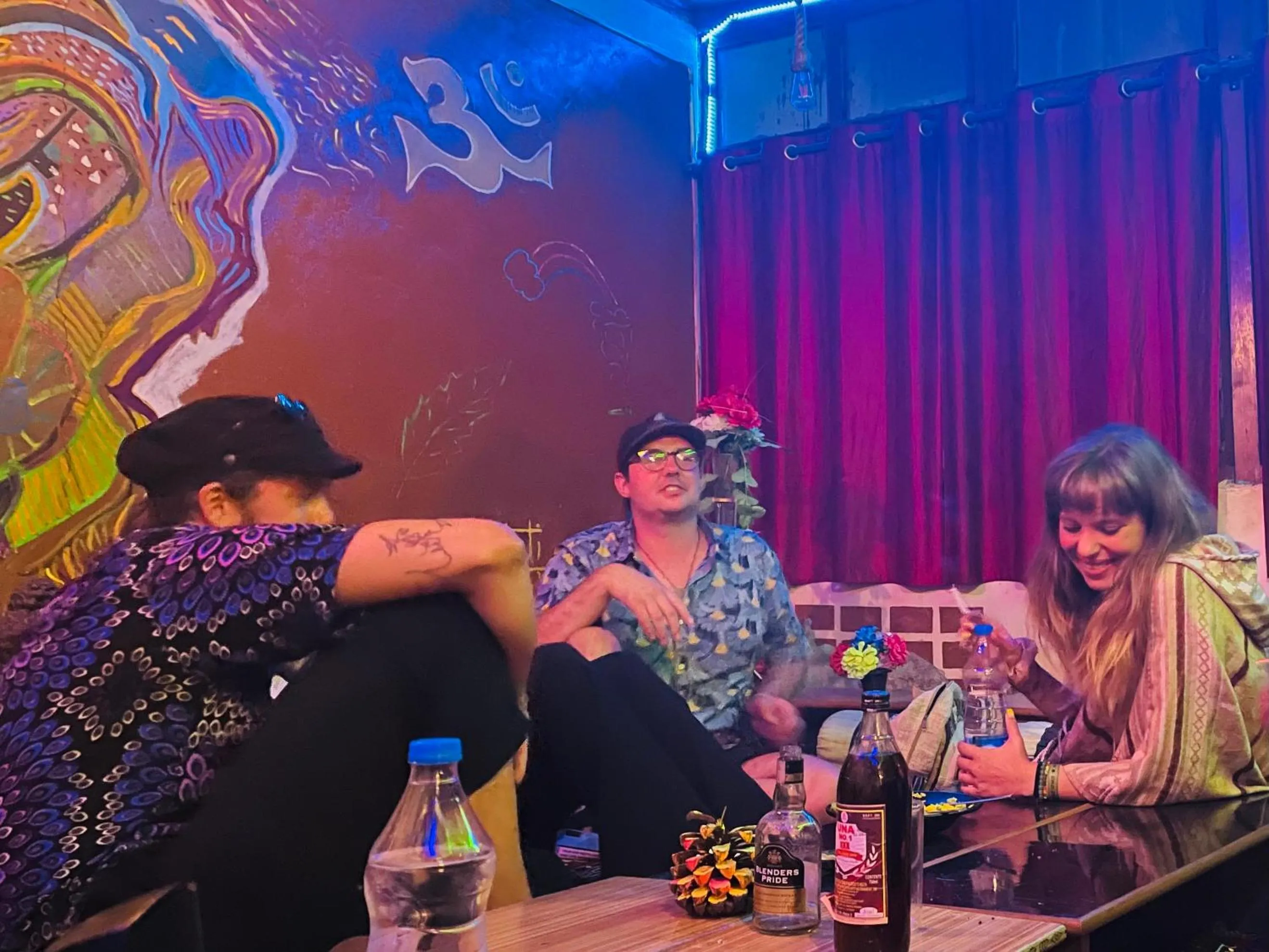 People in Wabi Sabi Riverside Hostel