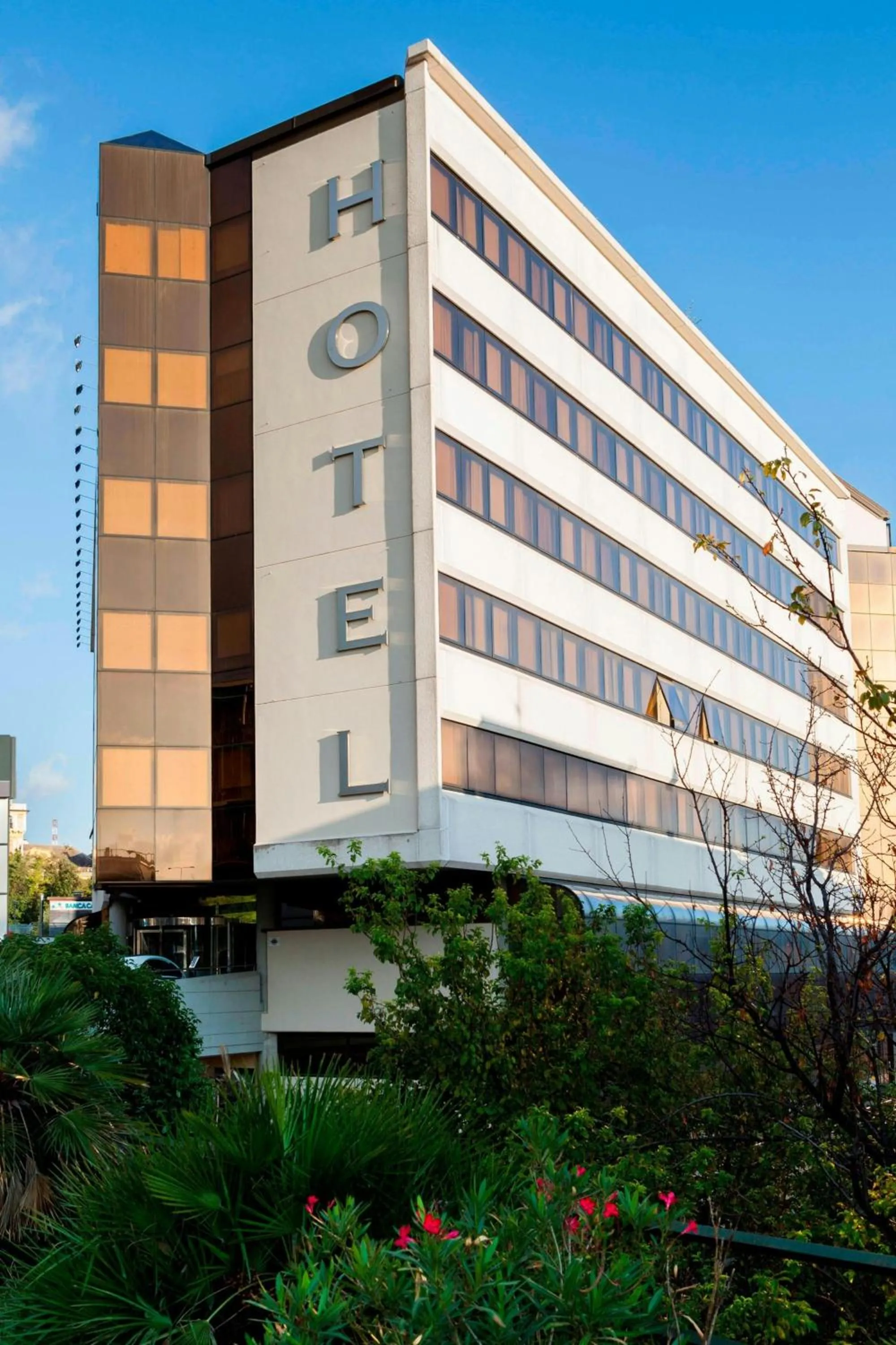 Property building in AC Hotel Genova by Marriott