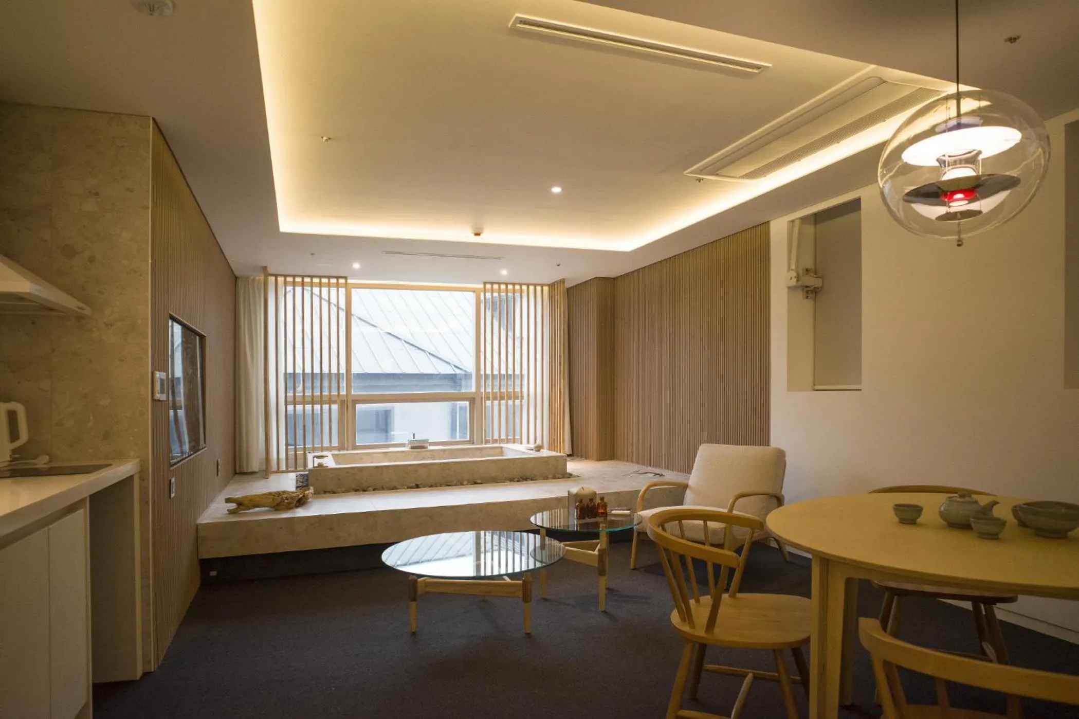 Living room in UH Suite The Myeongdong