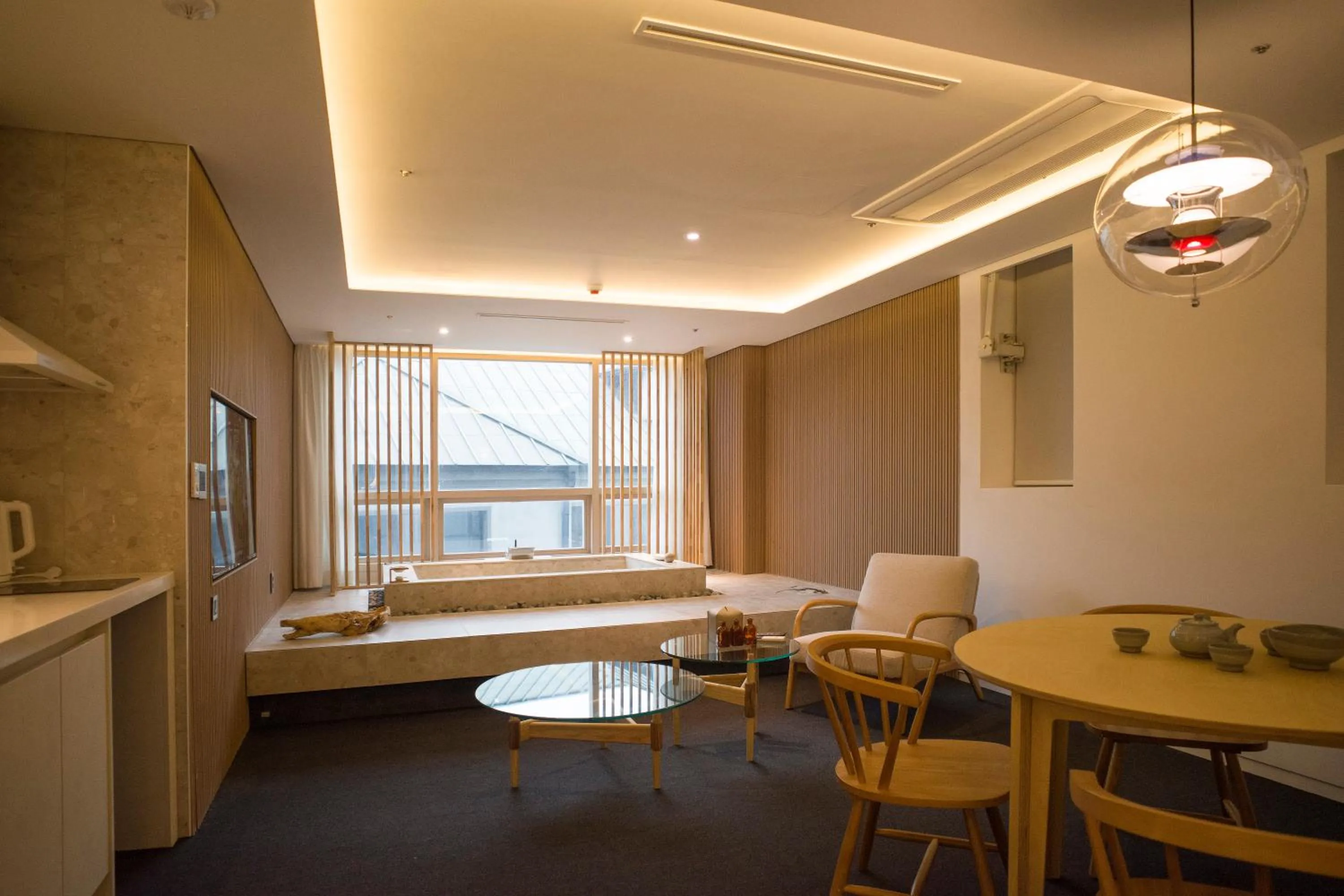 Living room in UH Suite The Myeongdong