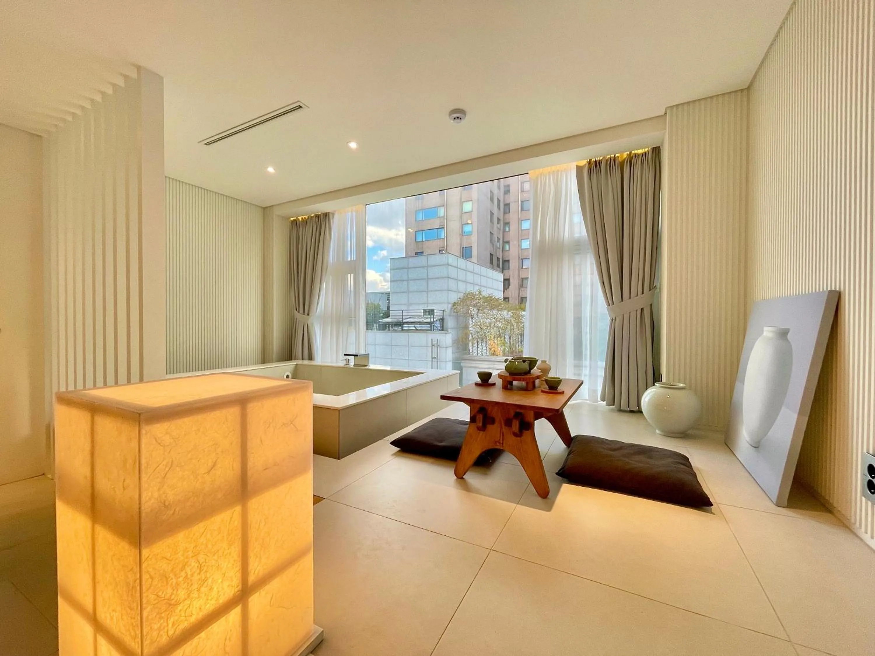 Seating area in UH Suite The Myeongdong