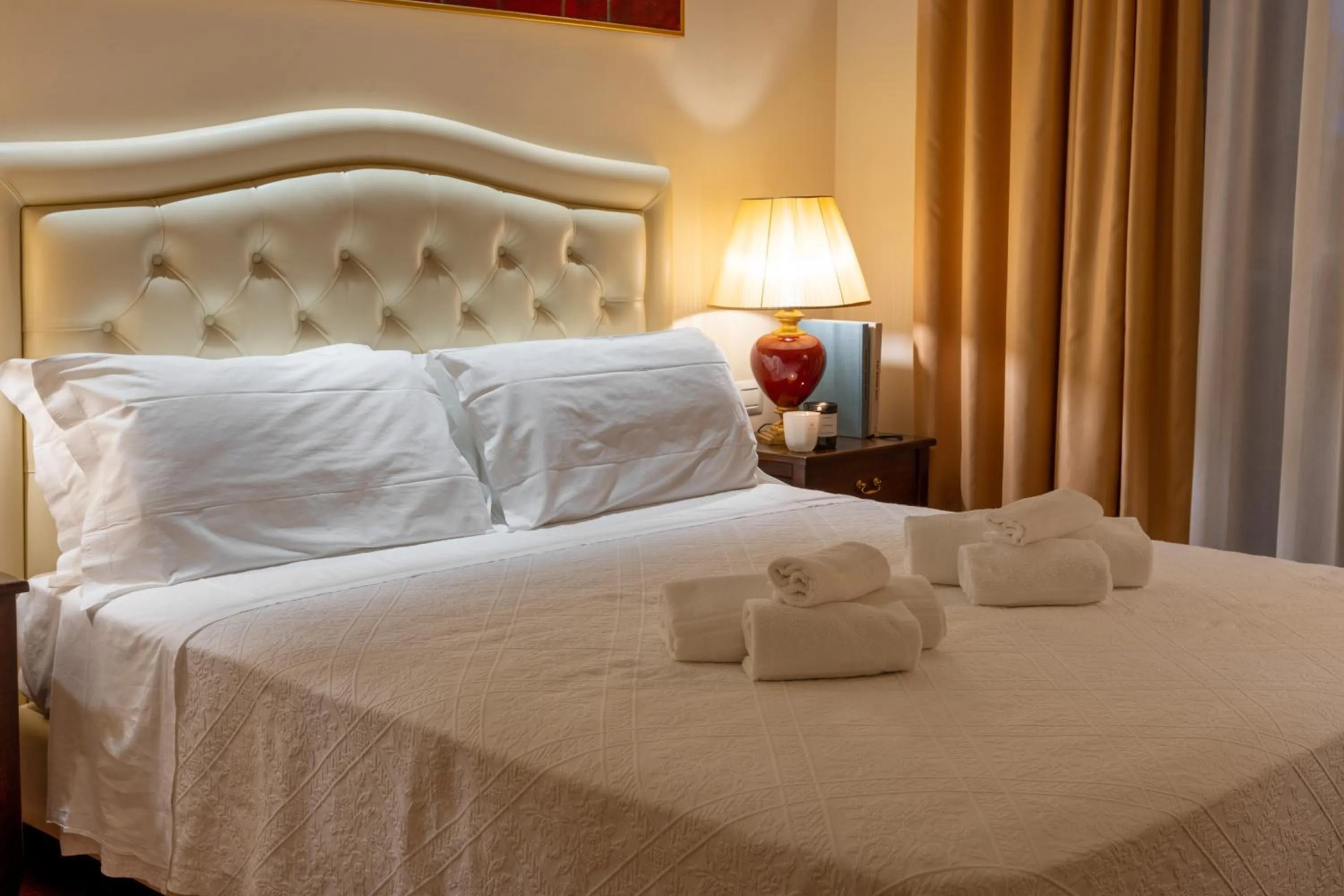 Bed in M House Art Hotel