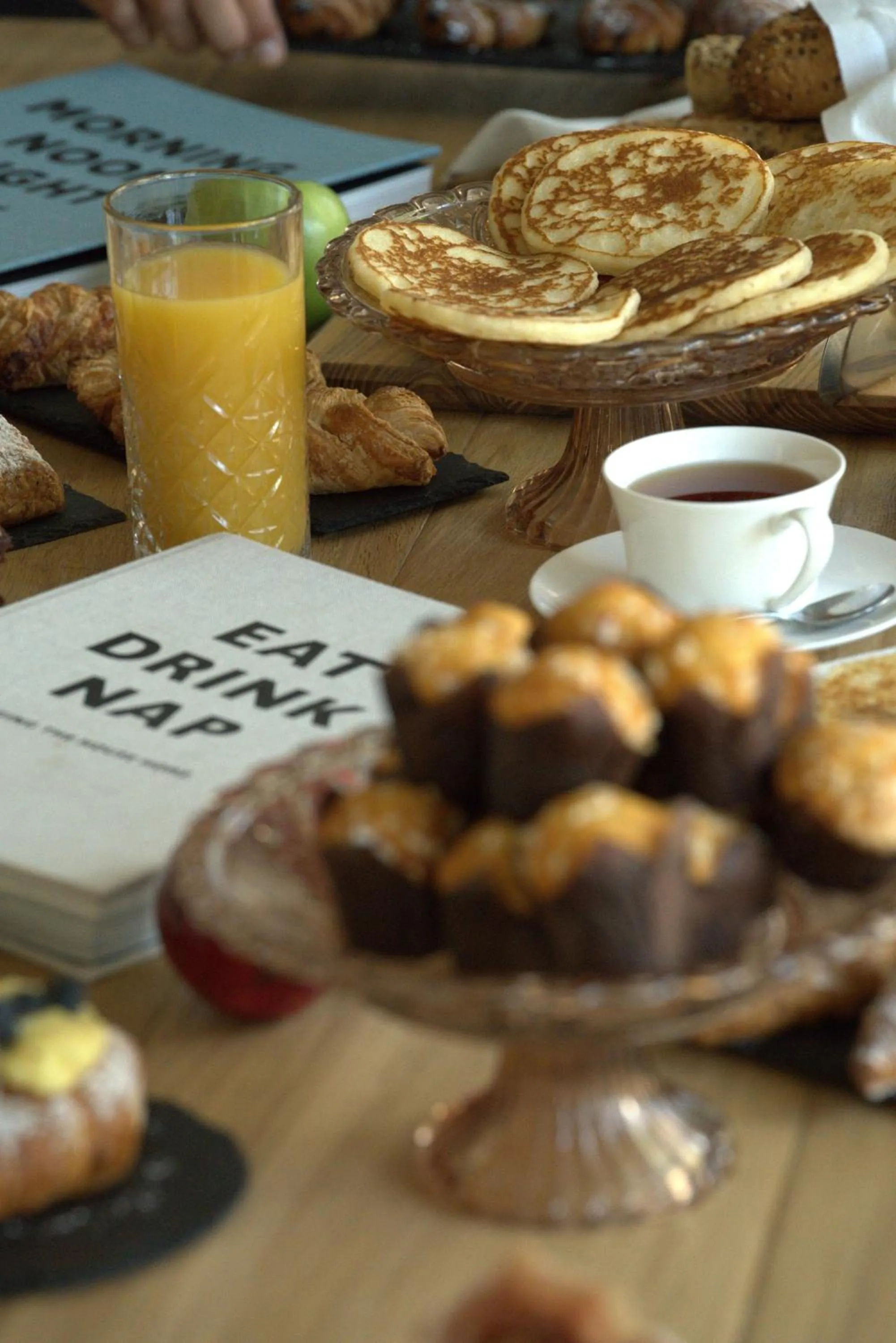 Continental breakfast in M House Art Hotel