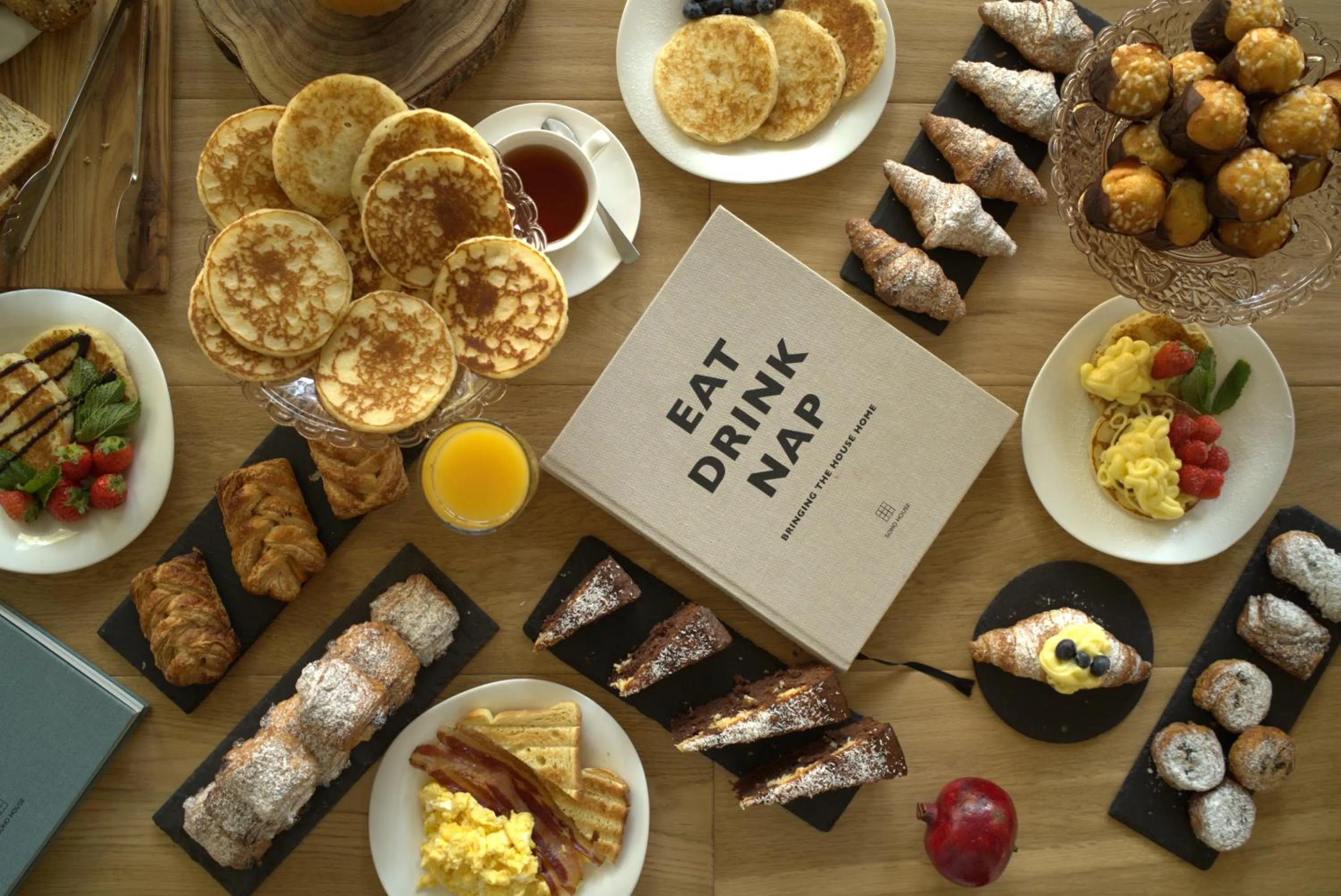 Continental breakfast in M House Art Hotel