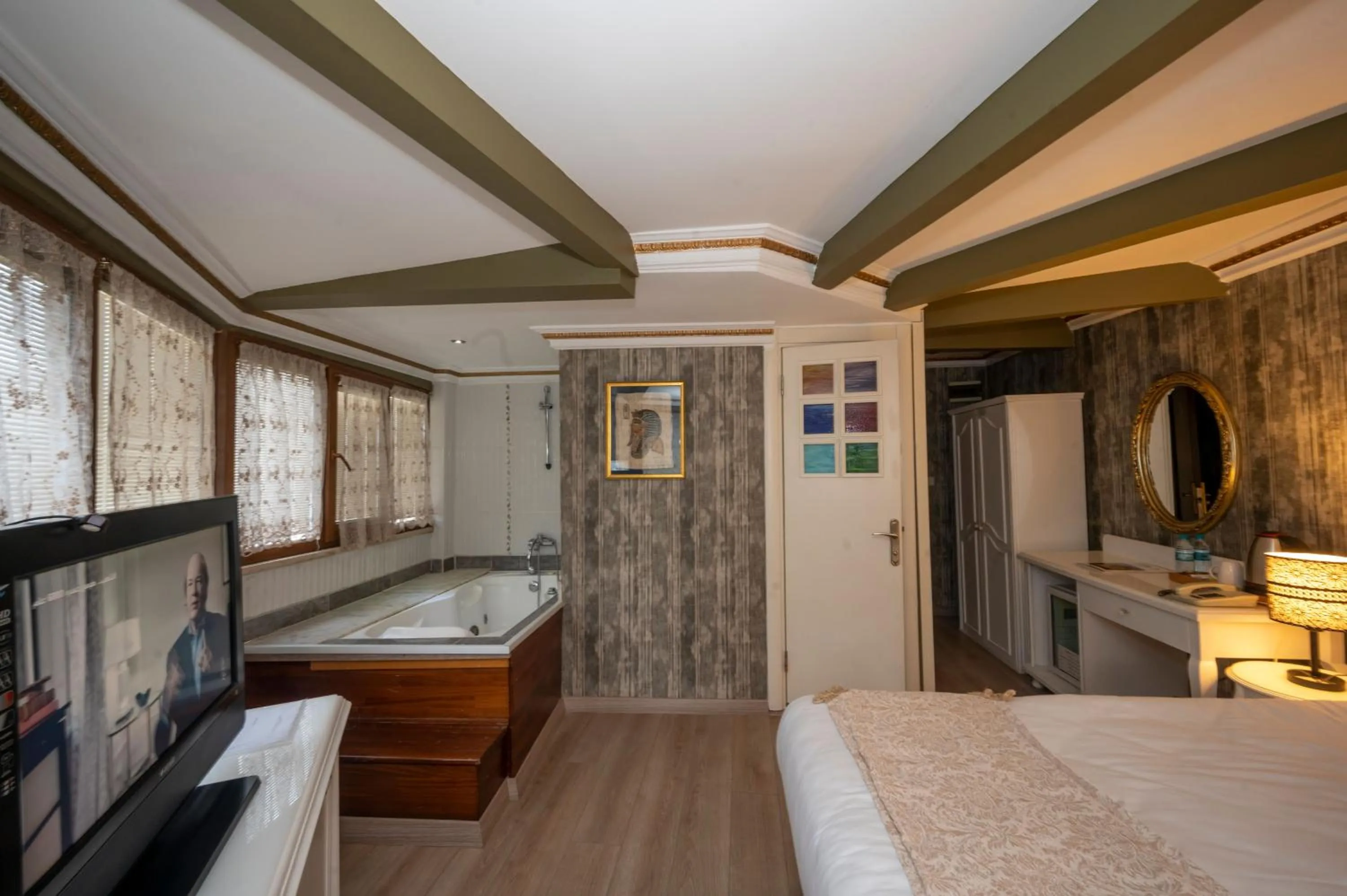 TV and multimedia, Bed in Fuat Bey Palace Hotel & Spa