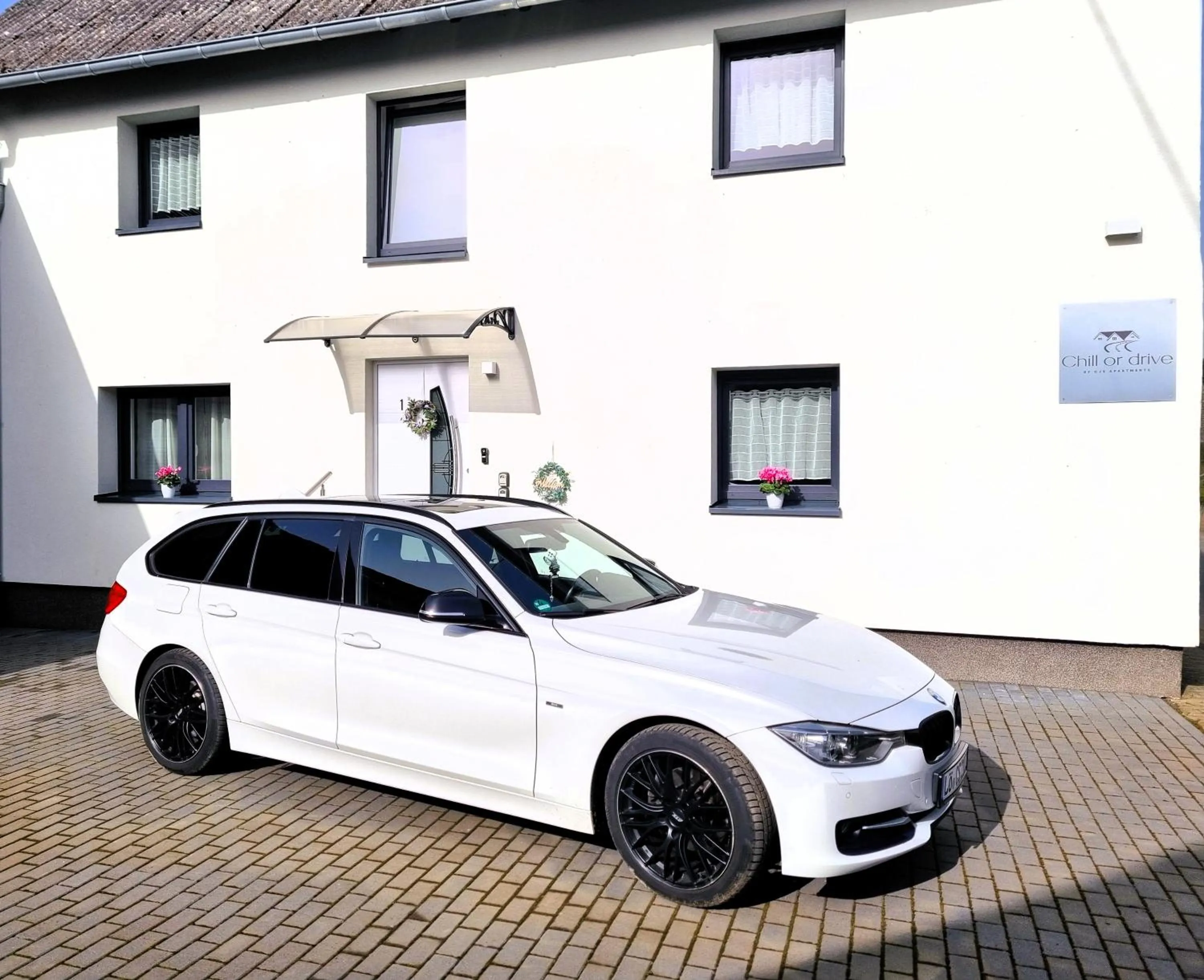 Facade/entrance in CJS Apartments - Chill or Drive am Nürburgring, new Box Spring Beds, new furniture, WLan, Spacious Rooms, Quiet Location