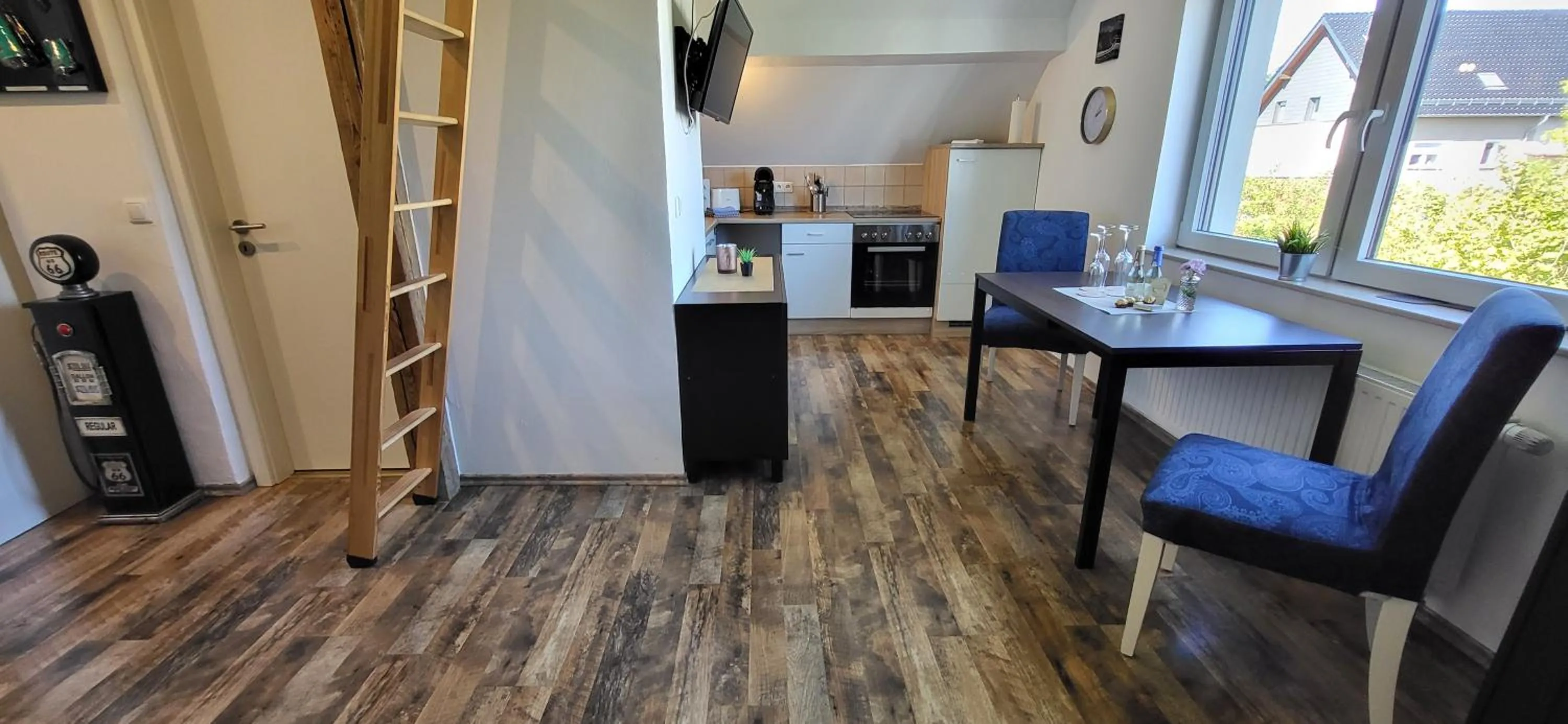 Kitchen or kitchenette in CJS Apartments - Chill or Drive am Nürburgring, Free Parking, WLan, Spacious Rooms, Quiet Location