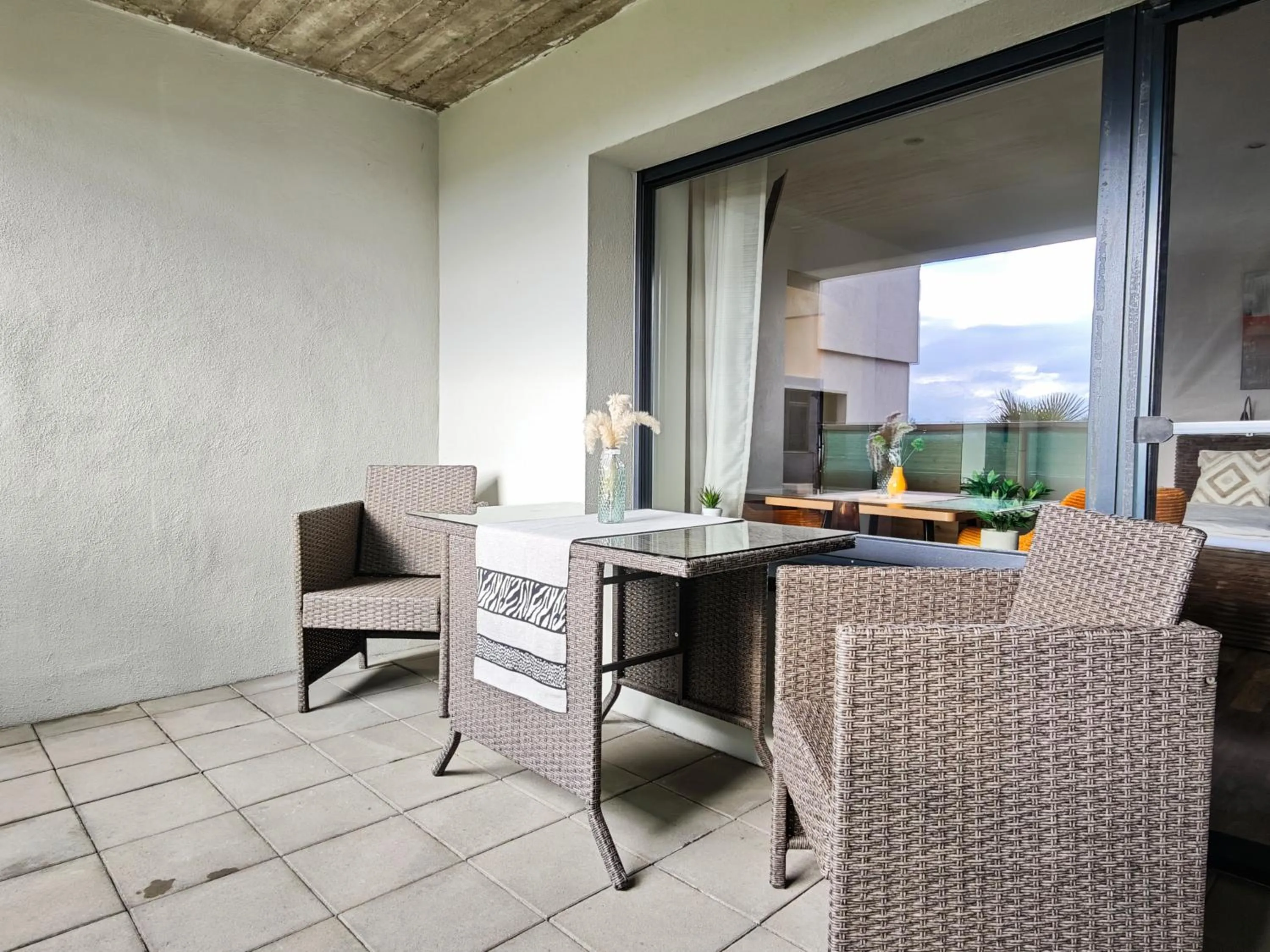 Balcony/Terrace in CJS Apartments - Chill or Drive am Nürburgring, new Box Spring Beds, new furniture, WLan, Spacious Rooms, Quiet Location