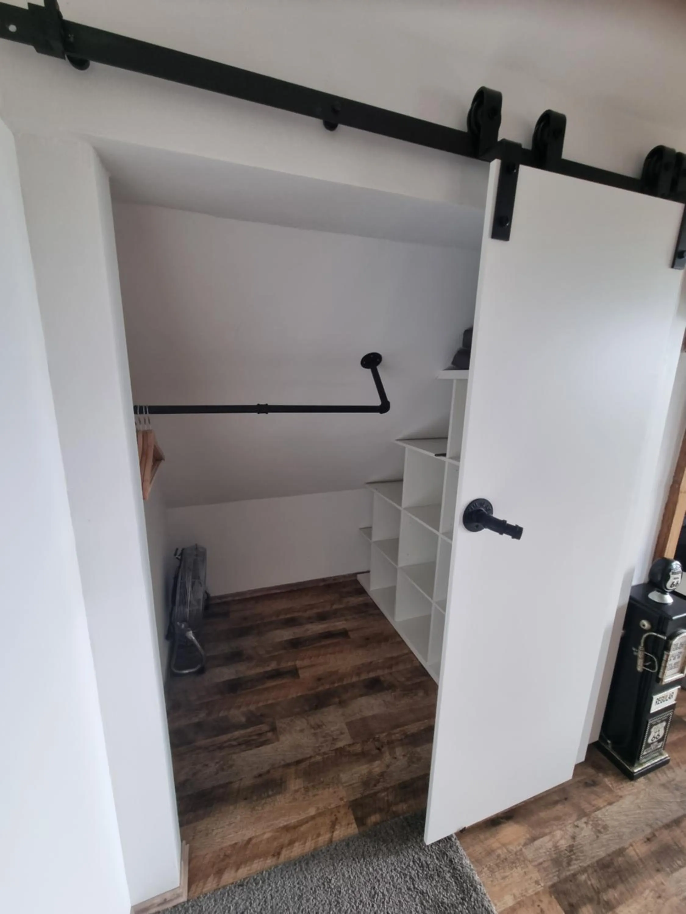 wardrobe in CJS Apartments - Chill or Drive am Nürburgring, Free Parking, WLan, Spacious Rooms, Quiet Location