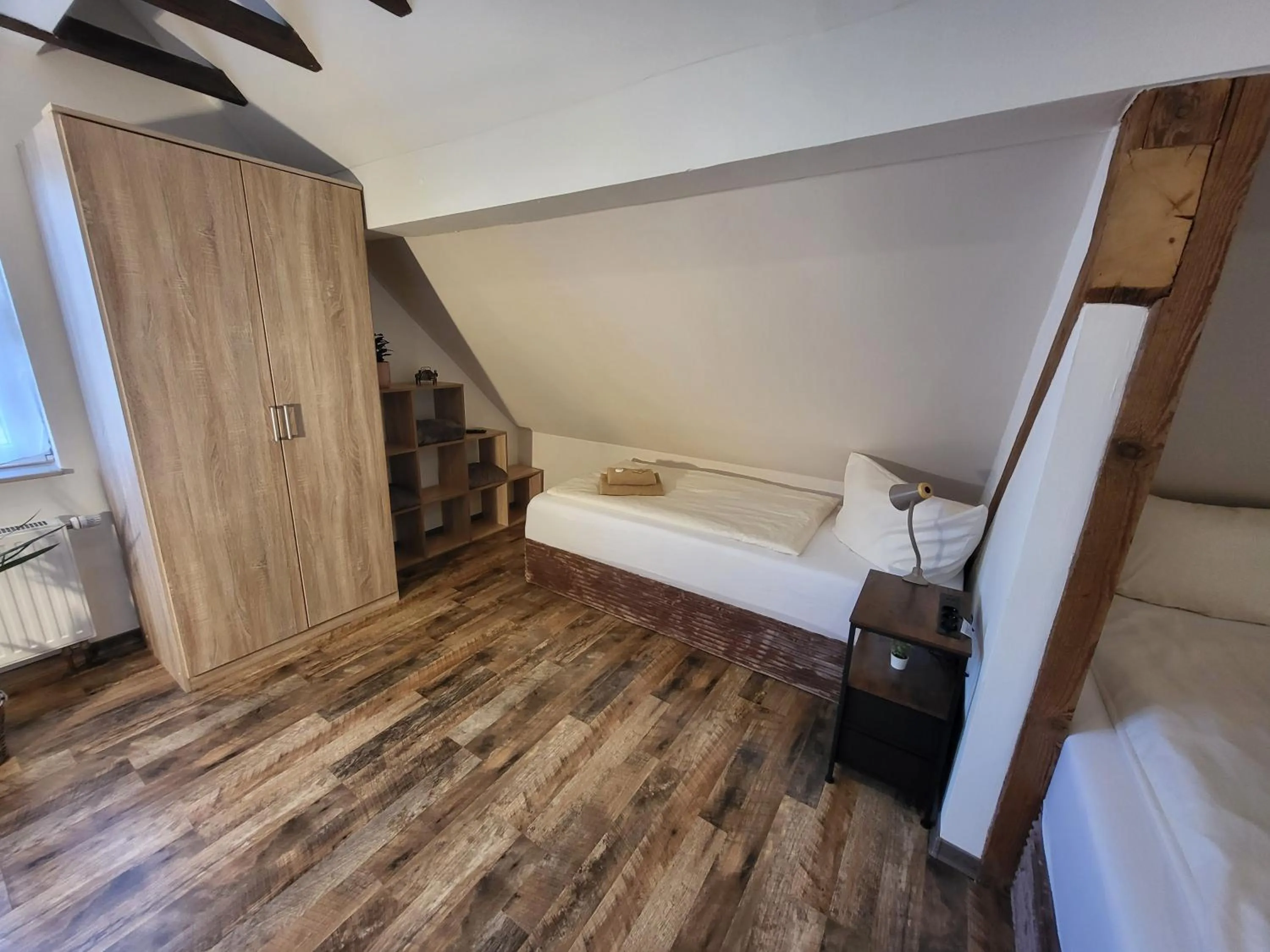 Bed in CJS Apartments - Chill or Drive am Nürburgring, new Box Spring Beds, new furniture, WLan, Spacious Rooms, Quiet Location