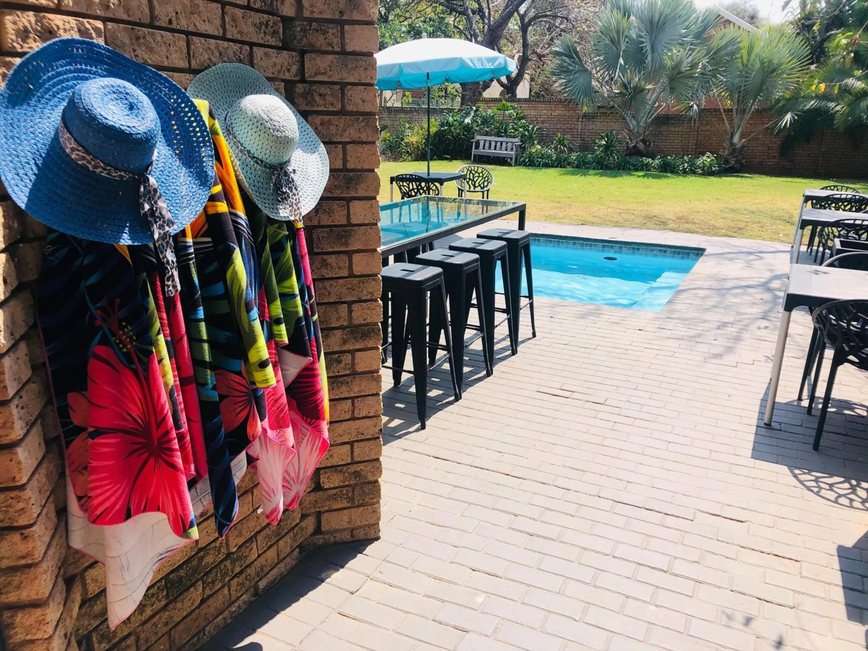 Pool view in Grafiti Boutique Hotel