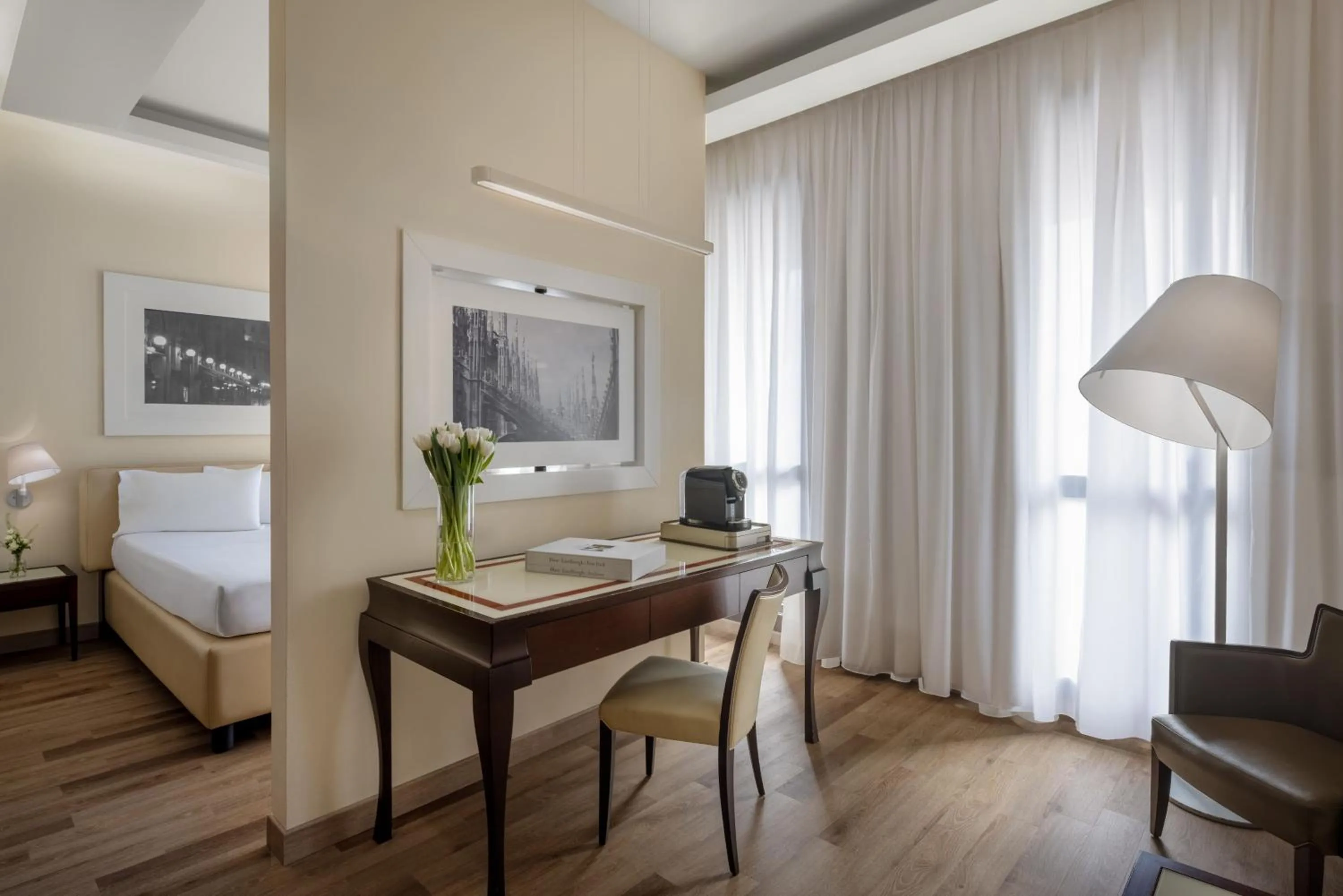 Bedroom, Bed in UNA Hotels Cusani Milano